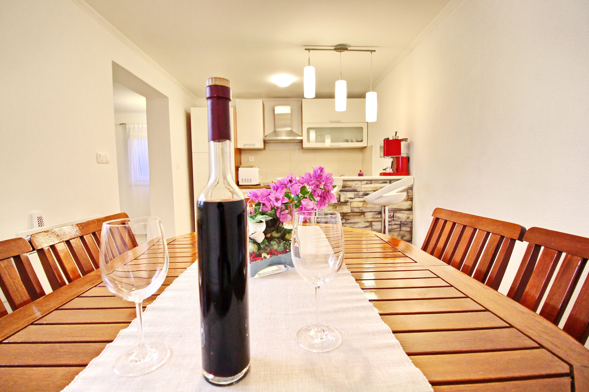 Apartment Wish Vela Luka - One-Bedroom Apartment with Terrace-Eetkamer