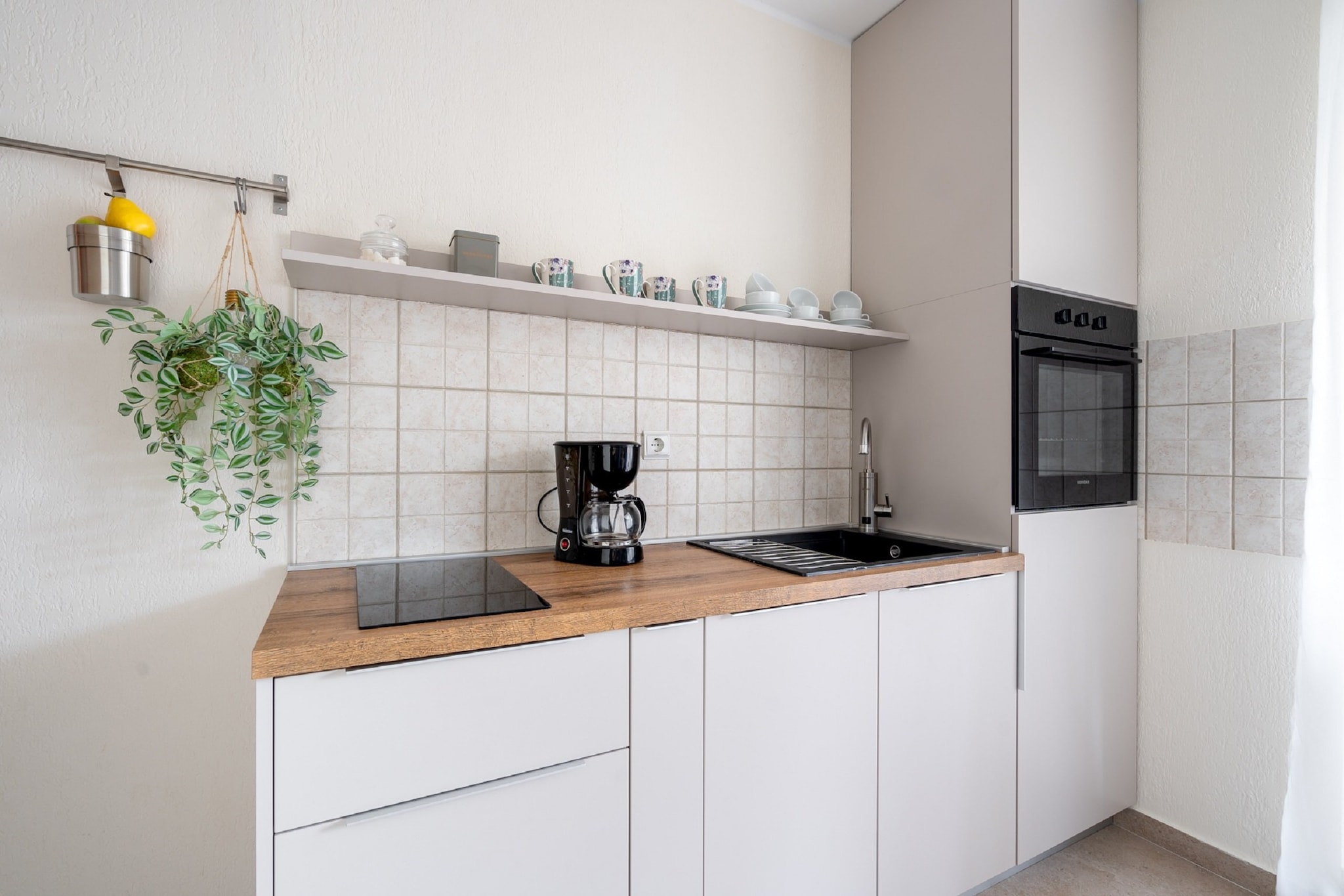 Apartments Lotea - Two-Bedroom Apartment with Terrace-Cuisine