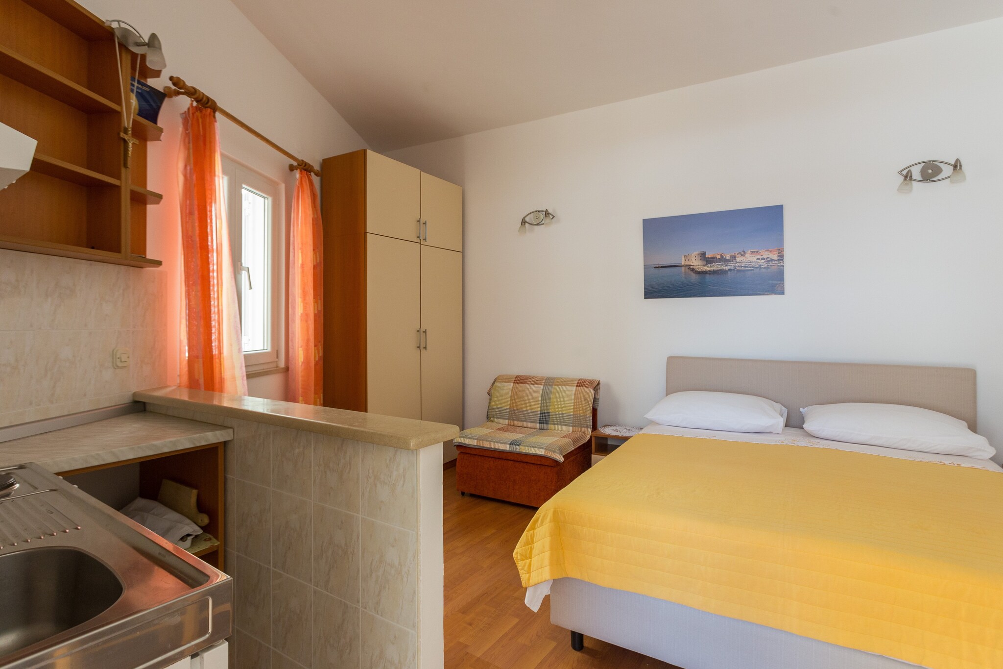 Guest House Luce - Studio with Terrace and Sea View