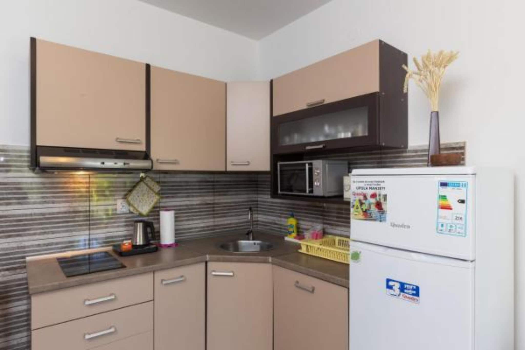 Apartments Olive - Comfort One Bedroom Apartment with Terrace and Sea View - Popolica 50-Küche