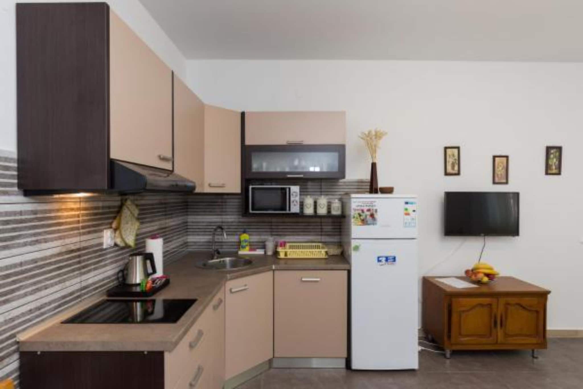 Apartments Olive - Comfort One Bedroom Apartment with Terrace and Sea View - Popolica 50-Küche