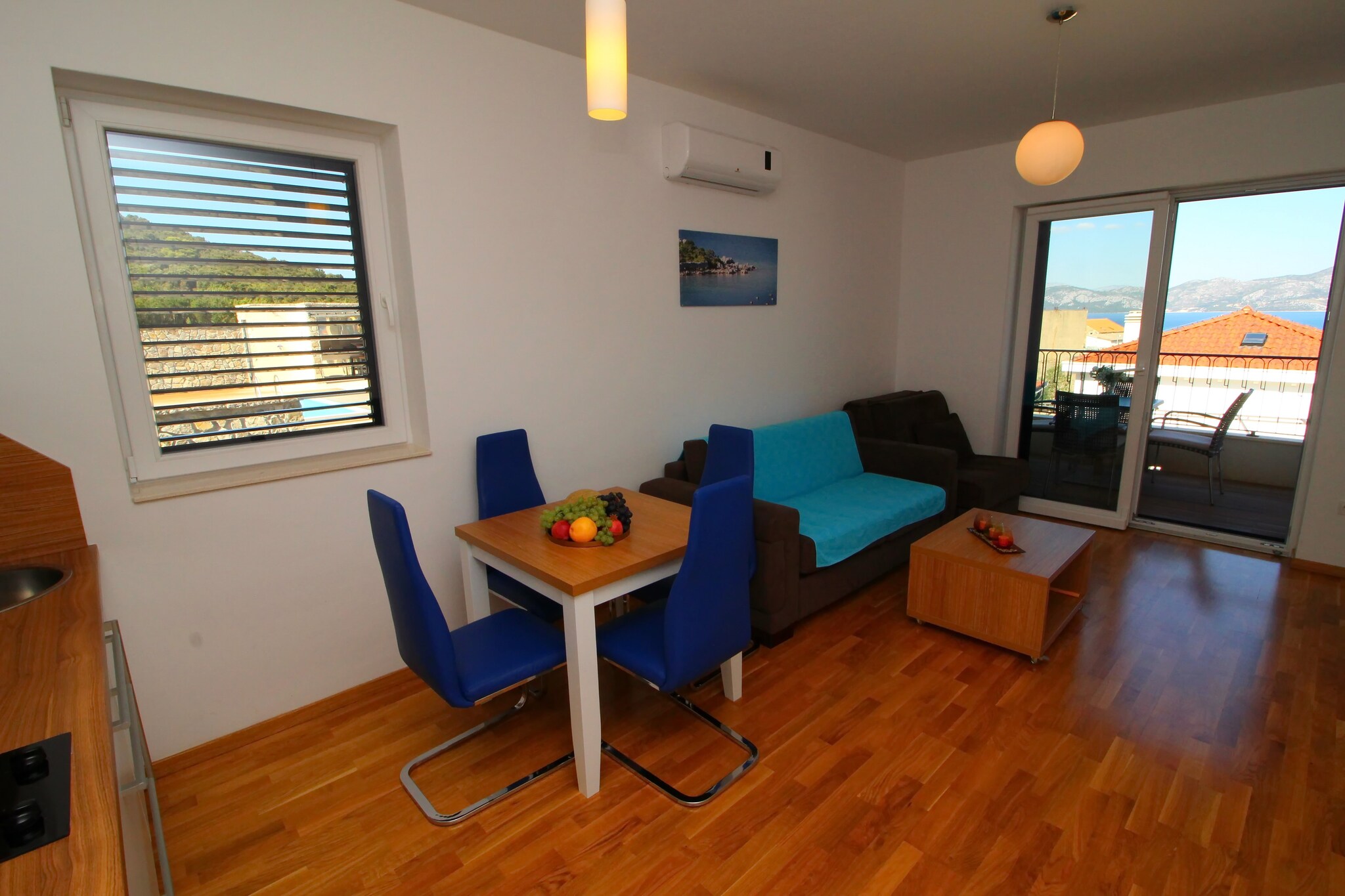 Apartments Kula - Comfort One Bedroom Apartment with Balcony and Sea View-B4