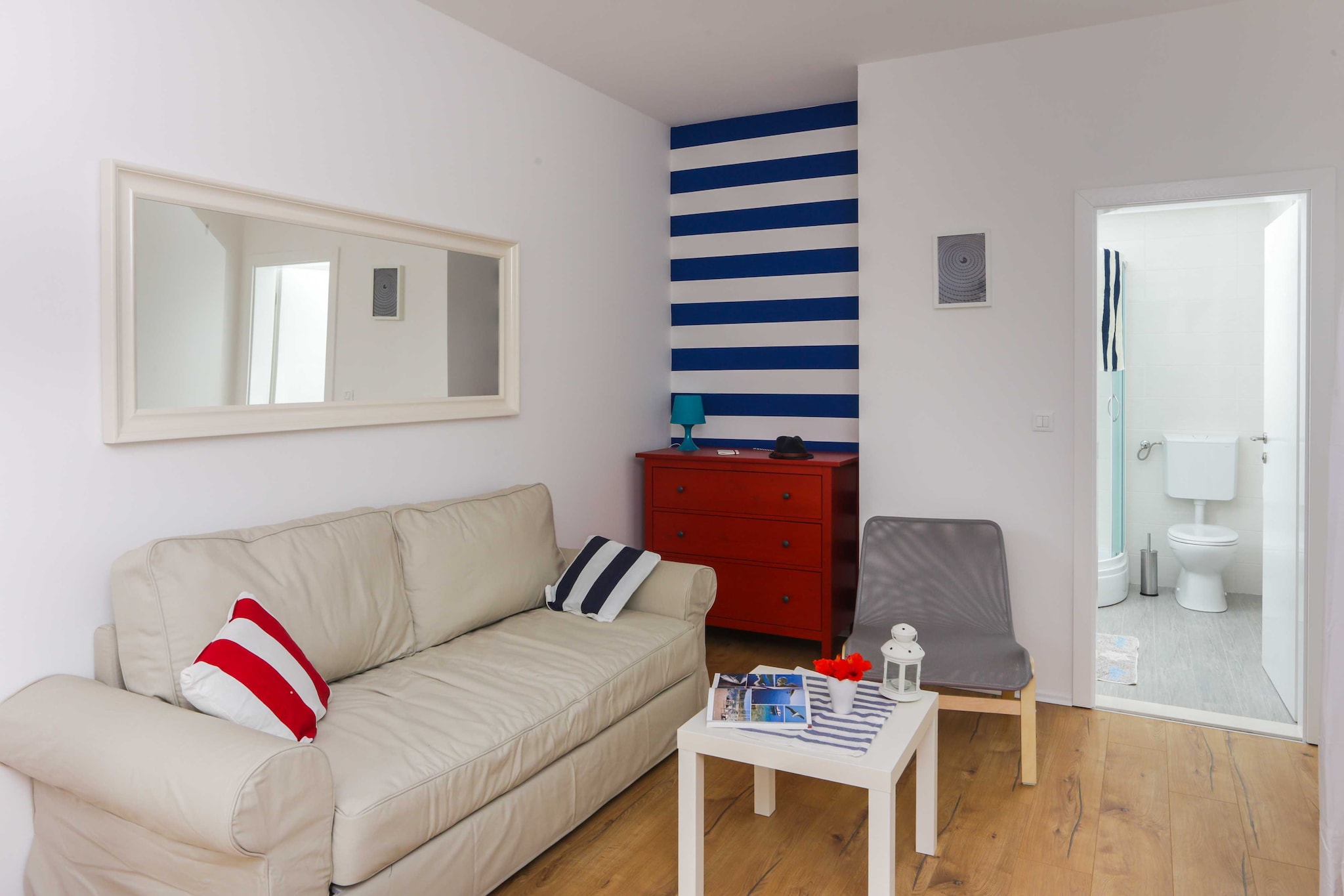Villa Karmen is situated in a quiet neighborhood near Dubrovnik's main bus station and ferry port, connecting the mainland with various Dalmatian islands.
Accommodation's location is perfect for getting to know undiscovered areas of Dubrovnik and visiting Dubrovnik's breathtaking archipelago.
Private parking is free of charge is available on site, reservation is not needed.
The property owner can help with organizing different day trips upon request.
This lovely comfort one bedroom apartment features free WiFi, air conditioning, living room with cable TV and kitchen with dining area. Private bathroom comes with shower and hair dryer. It will also provide you with a lovely furnished terrace.
Villa Karmen is ideally situated as it is only 12 minutes walk away from the historic Old City of Dubrovnik and just up the street from the modern center of Dubrovnik.
Grocery store, bus station, restaurants, bars and cafes can be found within walking distance, as well as bakeries and ATM's.
Dubrovnik bus station and ferry port, connecting the mainland with various Dalmatian islands, are 10 minutes from the apartment, while Dubrovnik Airport is 21 km away.
