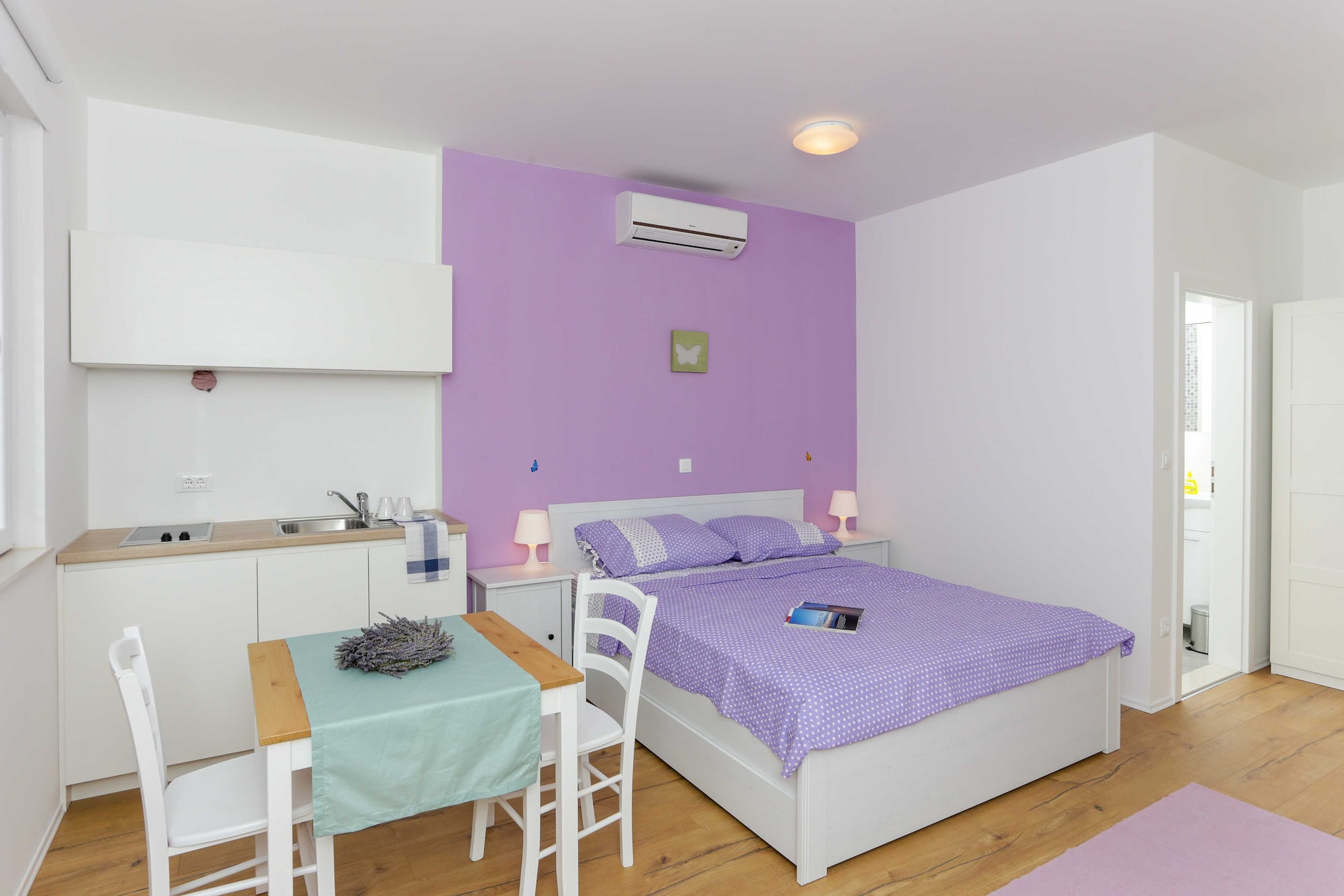 Villa Karmen is situated in a quiet neighborhood near Dubrovnik's main bus station and ferry port, connecting the mainland with various Dalmatian islands.
Accommodation's location is perfect for getting to know undiscovered areas of Dubrovnik and visiting Dubrovnik's breathtaking archipelago.
Private parking is free of charge is available on site, reservation is not needed.
The property owner can help with organizing different day trips upon request.
This lovely studio apartment features free WiFi, air conditioning, cable TV and kitchen with dining area. Private bathroom comes with shower and hair dryer. It will also provide you with a lovely furnished terrace.
Villa Karmen is ideally situated as it is only 12 minutes walk away from the historic Old City of Dubrovnik and just up the street from the modern center of Dubrovnik.
Grocery store, bus station, restaurants, bars and cafes can be found within walking distance, as well as bakeries and ATM's.
Dubrovnik bus station and ferry port, connecting the mainland with various Dalmatian islands, are 10 minutes from the apartment, while Dubrovnik Airport is 21 km away.