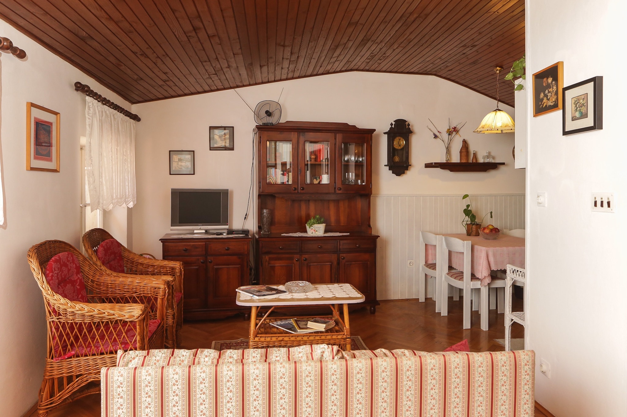 Apartment Ikana offers self- catering accommodation situated in the heart of The Old Town, surrounded by City Walls, cobblestone streets and the Stradun promenade making it an ideal place for discovering Dubrovnik. This two bedroom apartment will provide to you everything you may need during your vacation. 
No smoking in apartment !!!

This duplex two-bedroom apartment features free WiFi, air conditioning and flat-screen TV. The living room includes a sofa, sitting area, kitchenette and dining table situated on the second floor. Kitchenette is fitted with refrigerator, oven, stove top, toaster and water kettle. The apartment has a private bathroom with a bathtub and a washing machine.
Ironing facilities and baby cot are at guests' disposal.

This apartment can comfortably accommodate up to 3 persons.

The Old Town’s central street Stradun is just a minute walk away.
The apartment is located just 750 meters from the nearest beach Banje, with many more of them in surrounding area and beautiful island Lokrum just a 15 minutes boat ride away. There is an open-air green market and other shops within walking distance, as well as a bakery, banks and ATM's, cafes, bars and restaurants with local and other cuisine. Famous night club Revelin, located inside the old fort, is just 300 meters away.

There is no need for public transit while you're staying here, but if you want to see other parts of the town, for example peaceful Lapad Bay, You can be there in a 10 minute drive. Taxi and bus station are 4 minute walk from the property.

Dubrovnik's Main Bus Station and Ferry Port, connecting the mainland with various Dalmatian islands, are 3.6 km away, while Dubrovnik Airport is 20 km away.