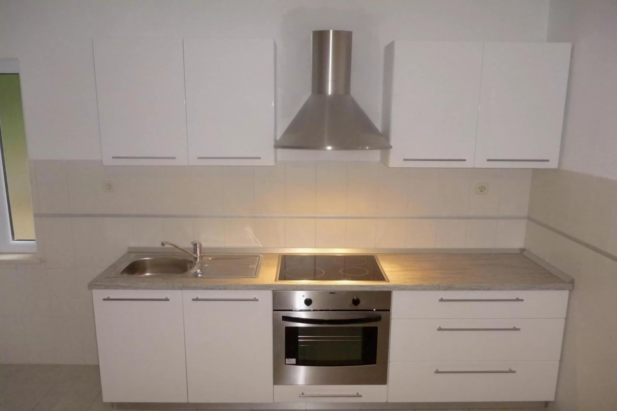 Apartment Mate is self catering accommodation located at Island of Korčula.
Luggage storage is available before check in and after check out.
Private parking is provided, reservation is not required.
This two bedroom apartment is perfect fit for up to 6 people.
Apartment features living room with with sofa and flat screen TV. Free WiFi and air conditioning are provided. Kitchen is well equipped with oven, stove, refrigerator, kettle, toaster, dishwasher and dining area. Private bathroom comes with shower, hair dryer, washing machine, toilet paper and soap. Ironing facilities, linen and towels are provided.
Apartment features lovely terrace with BBQ facilities.
There are many local coffee bars and restaurants in 200 meters range. A grocery store, ATM machine and exchange office also can be found in 200 m distance from the property. ACI Marina Korčula is located 400 meters away from the property. The nearest bus station is located 400 m away from the property.
Ferry port is located 700 meters from the property while Dubrovnik airport is at 138 km distance.