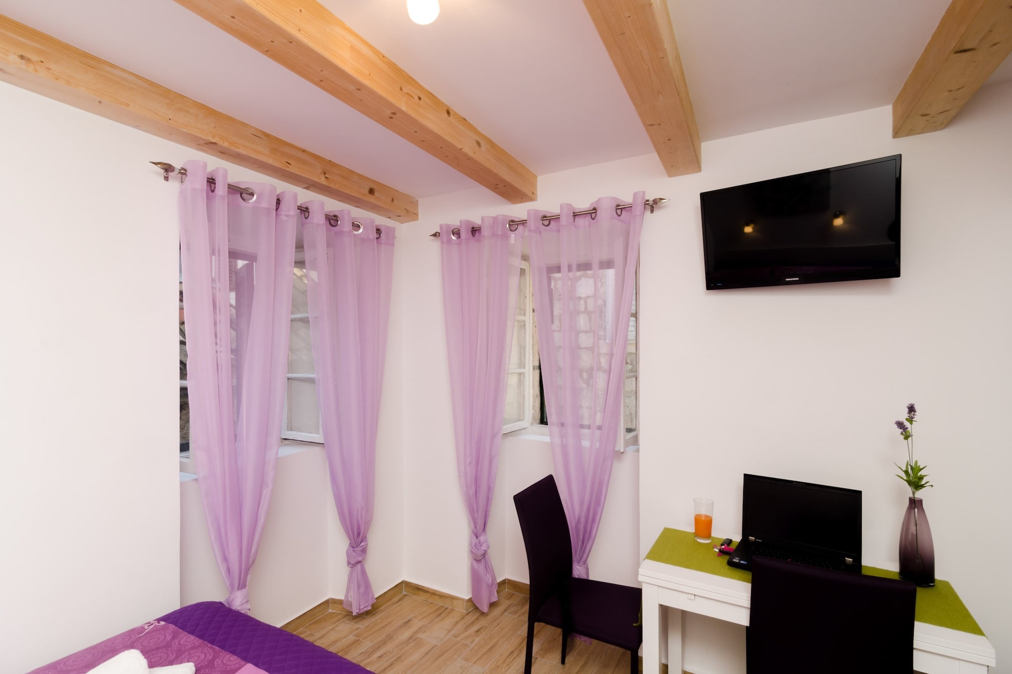 Lavender Garden Apartments are self catering accommodation situated inside the city walls of Dubrovnik.

Property features 5 accommodation units.

Baby cot is provided.

This studio apartment with city view is located on the upper floor and features free WiFi, air conditioning and Android/Smart TV. Kitchenette features with refrigerator, kettle, microwave, stove, toaster and dining area. Private bathroom comes with shower, hair dryer, toilet paper and soap. Linen and towels are provided, so as ironing facilities and first aid kit.

Lavender Garden Apartments are situated inside the city walls, in heart of Dubrovnik Old Town. Being nestled right in the heart of Dubrovnik, this location is perfect for seeing local attractions such as Old Town Port, Church of St. Blaise, Rectors Palace, Dubrovnik Cathedral, Franciscan Monastery and Orlando's Column. The nearest beach is located 200 m away from the property. There is an open-air green market and other shops within walking distance, as well as a bakery, banks and ATM's, cafes, bars and restaurants with local and other cuisine. The nearest restaurant is located 300 m away from the property. Market can be found  at 350 m distance, while supermarket is located 2 km away. Night club Revelin, located inside the old fort, is 600 meters away.

Dubrovnik Bus Station and the Ferry Port with links to nearby islands are 4 km away, while Dubrovnik Airport is 22 km from the property.