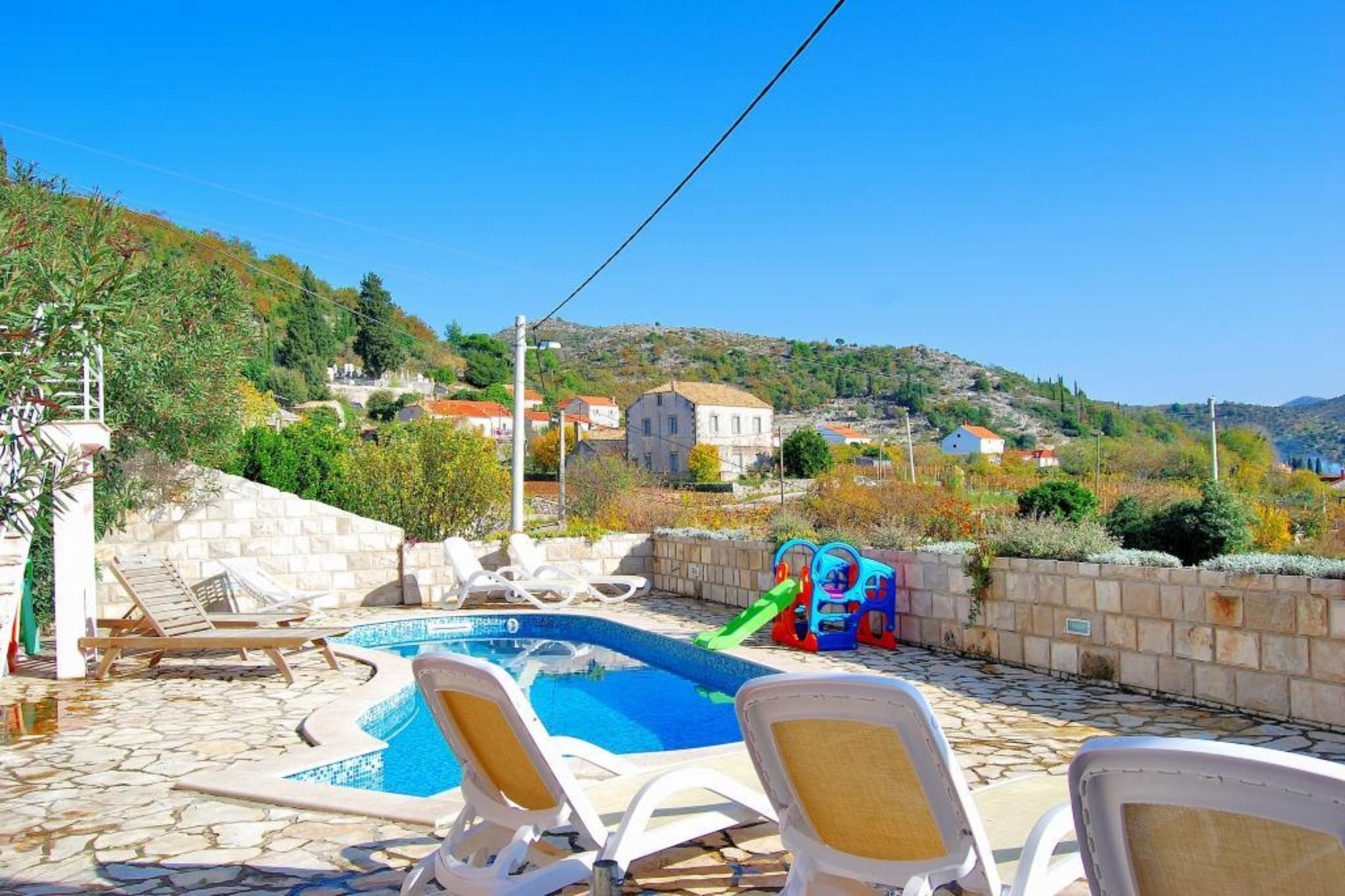 Villa Tony - Five Bedroom Villa with Terrace, Swimming Pool and Sea View-Wellness