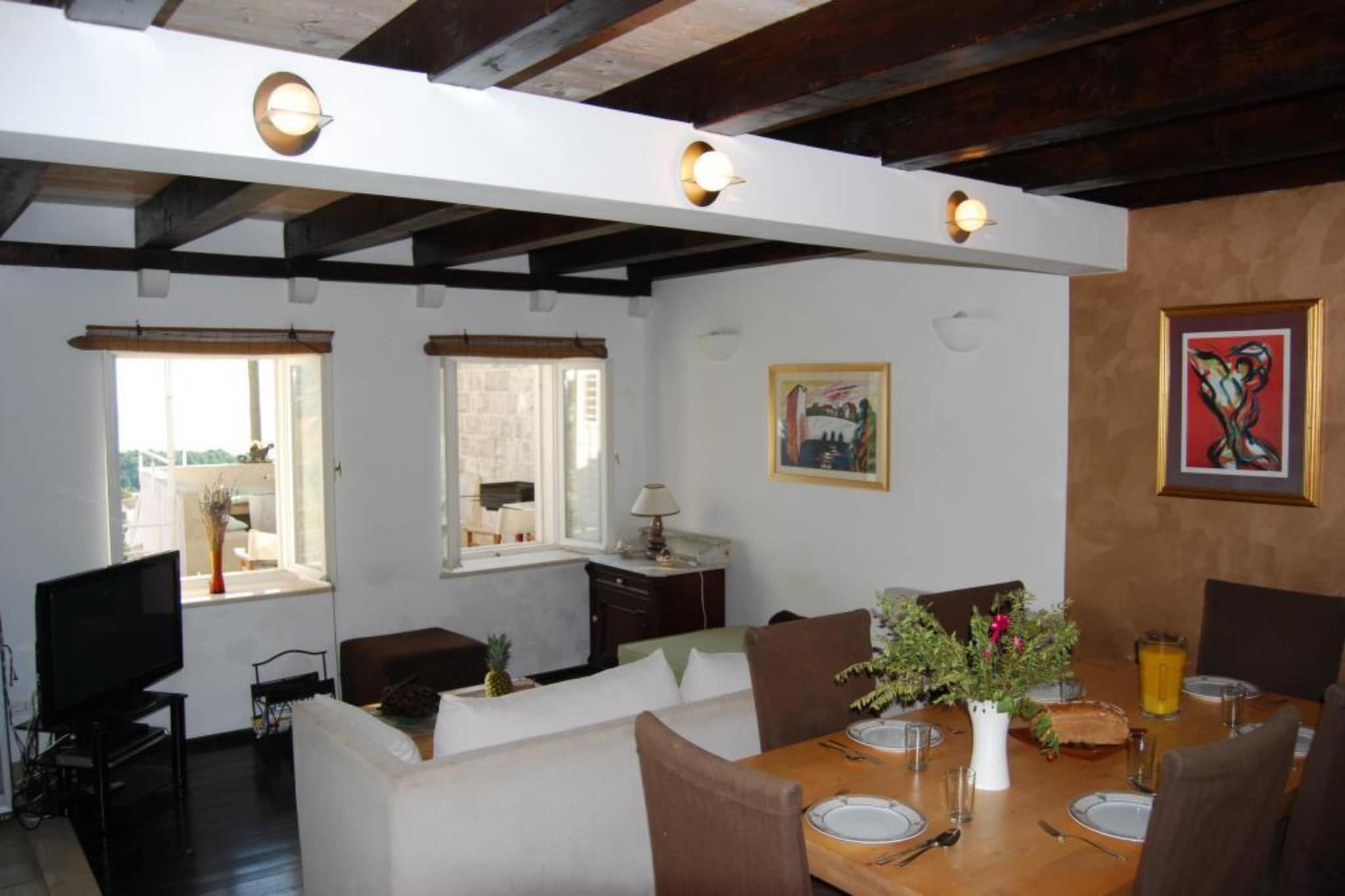 Villa Tony - Five Bedroom Villa with Terrace, Swimming Pool and Sea View-Eetkamer