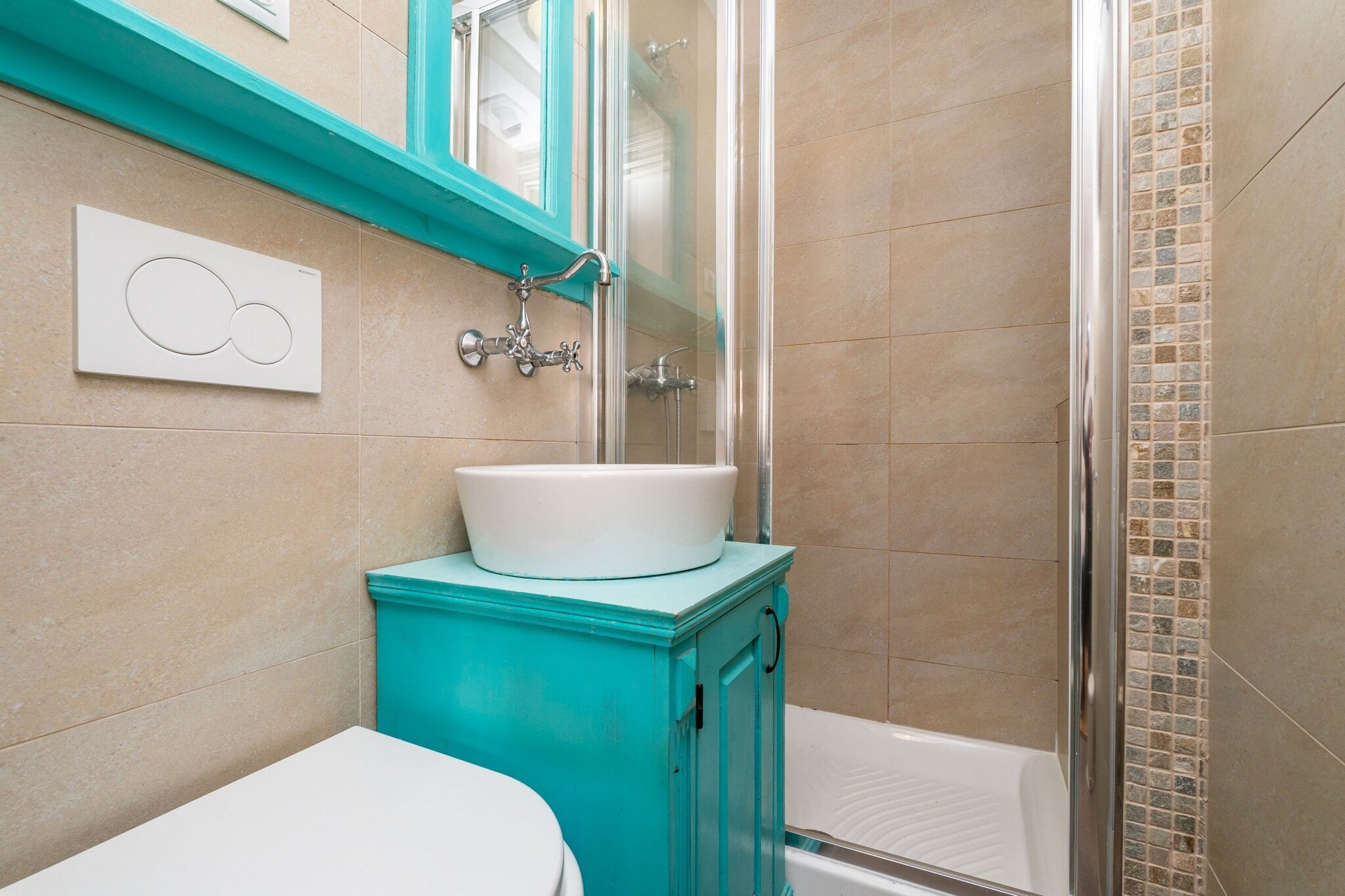 Guest House Lumin - Twin Room with City View (Third Floor) (BR3)-Salle de bain