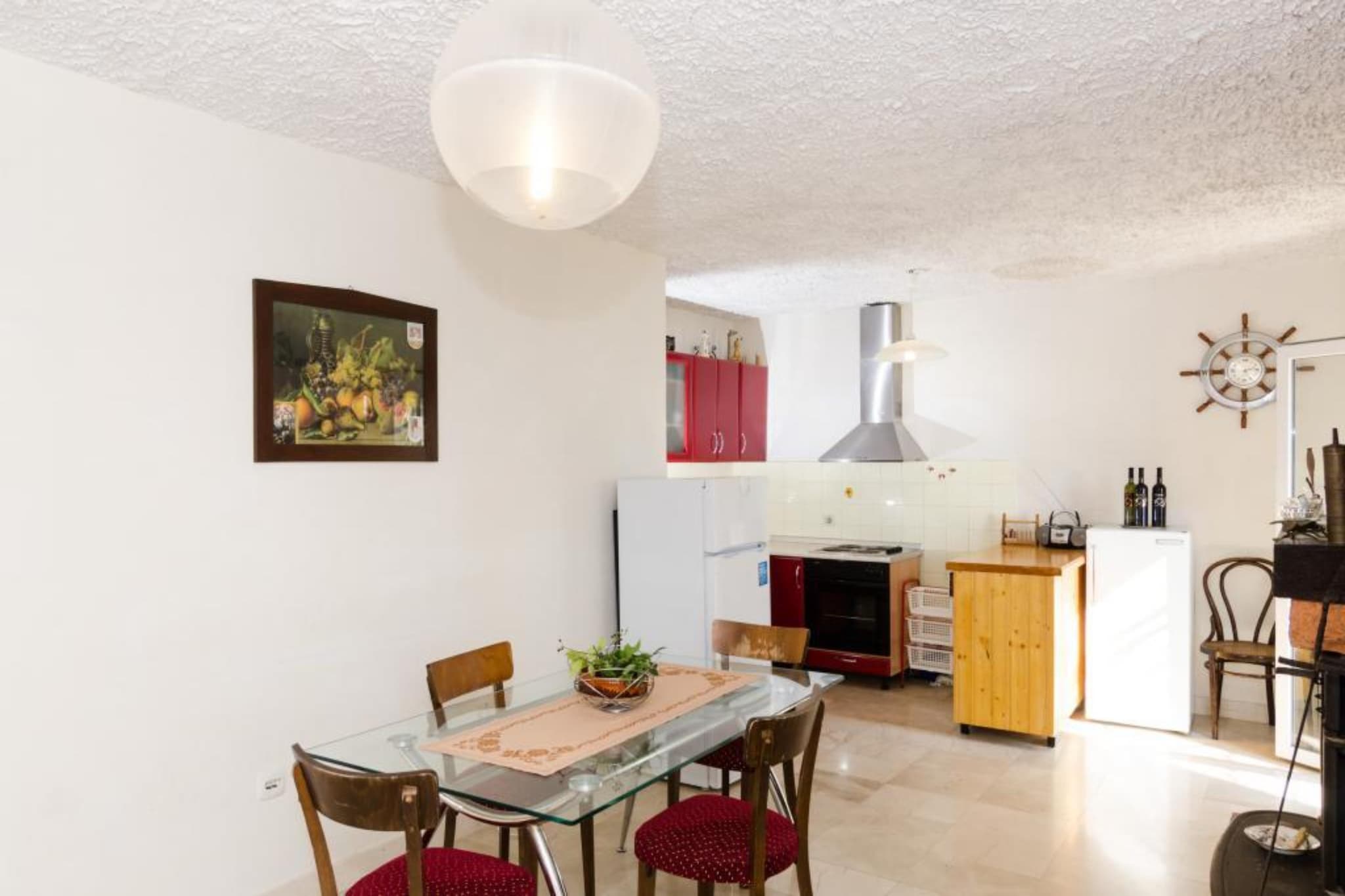 Holiday Home Jasminka - Three Bedroom Holiday Home with Terrace and Sea View-Eetkamer