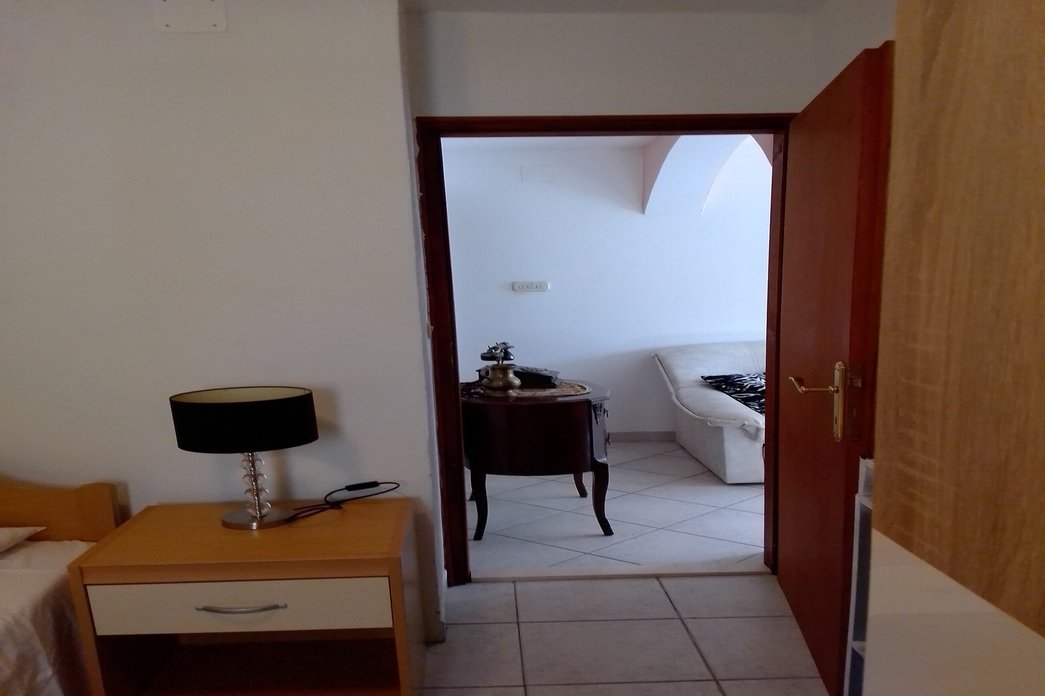 Apartments Villa Nada Sutivan - Two Bedroom Apartment with Terrace (A)-Slaapkamer