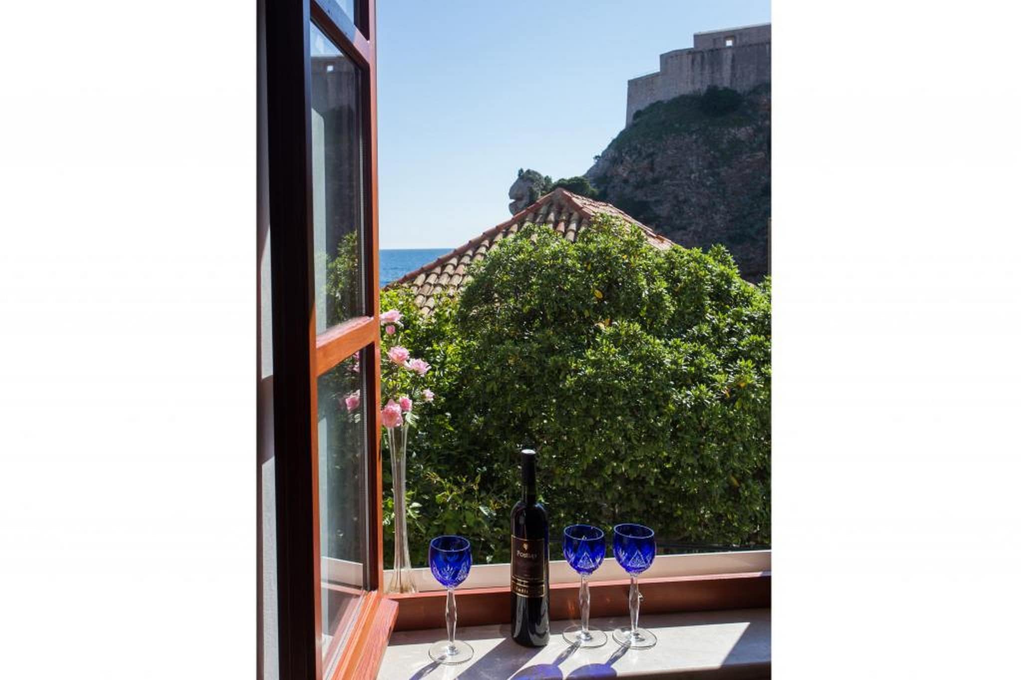Rooms Lovrijenac -Twin or Double Room with Sea View (3)-Uitzicht