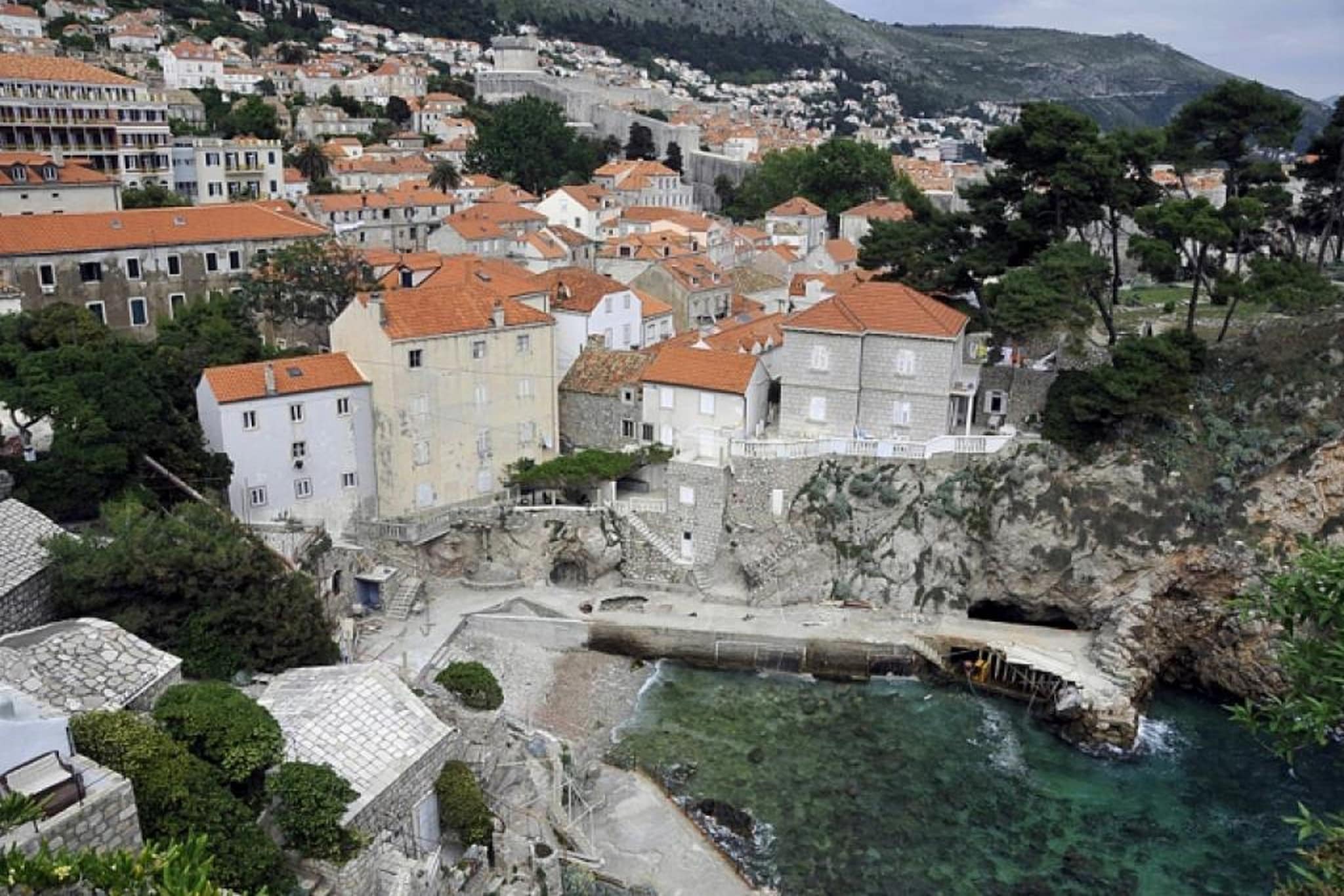 Rooms Lovrijenac -Twin or Double Room with Sea View (3)-Uitzicht