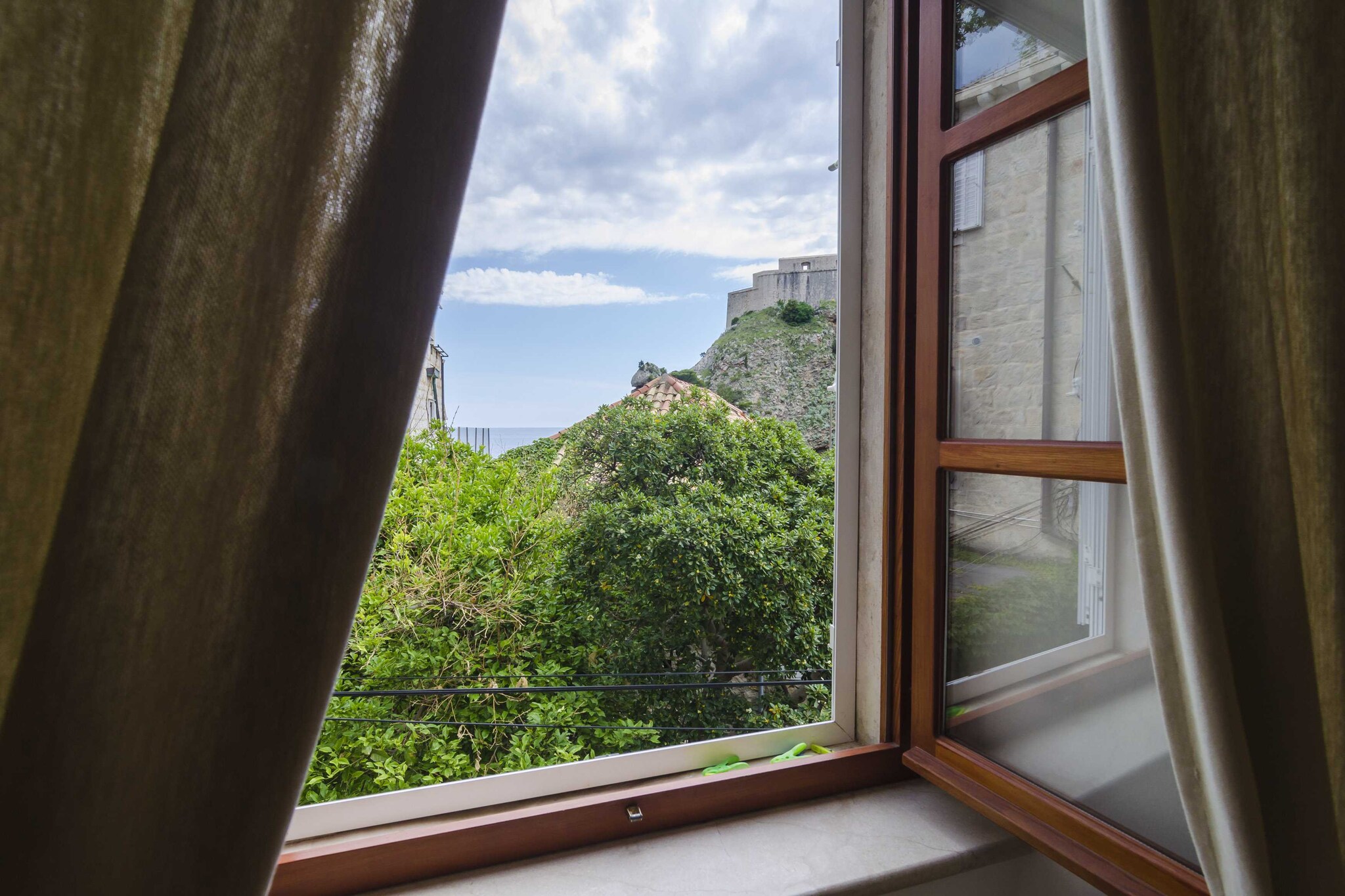 Rooms Lovrijenac -Twin or Double Room with Sea View (3)-Uitzicht