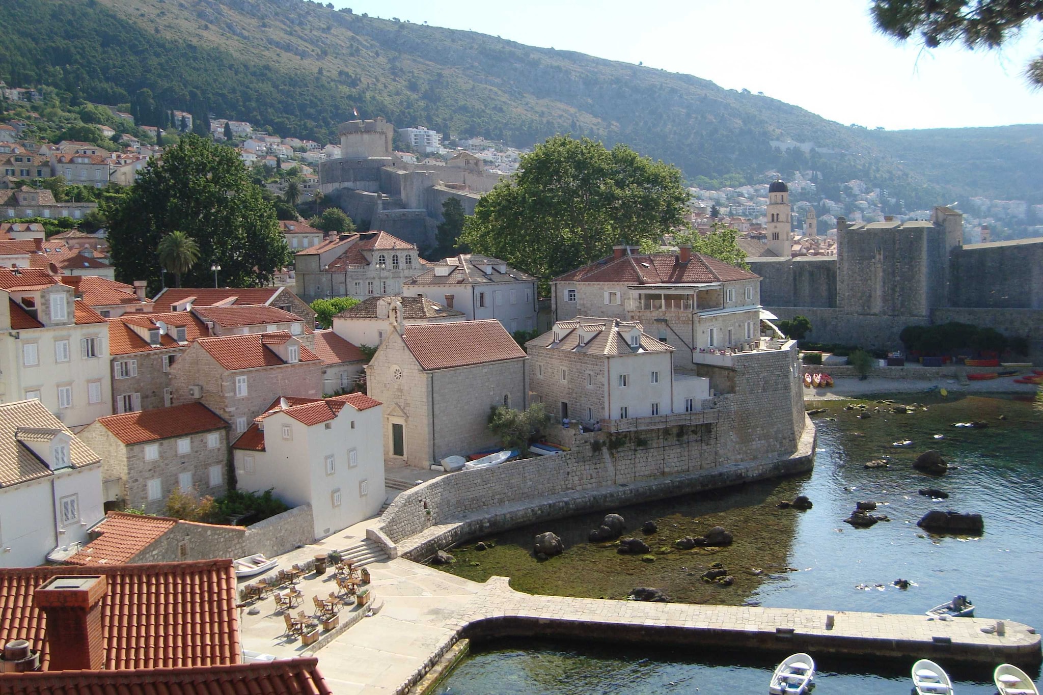 Rooms Lovrijenac - Double Room with Sea View(1)-Uitzicht