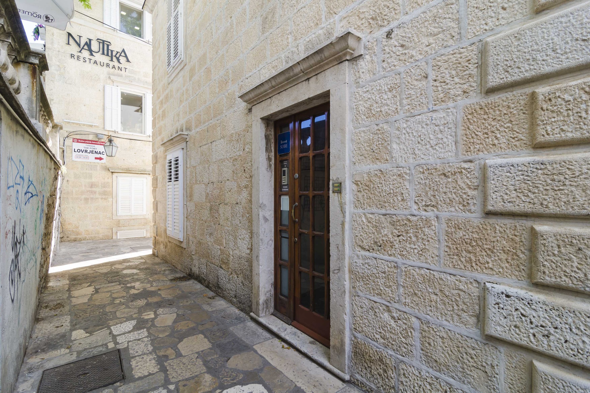 Rooms Lovrijenac - Double Room with Sea View(1)-Buitenlucht