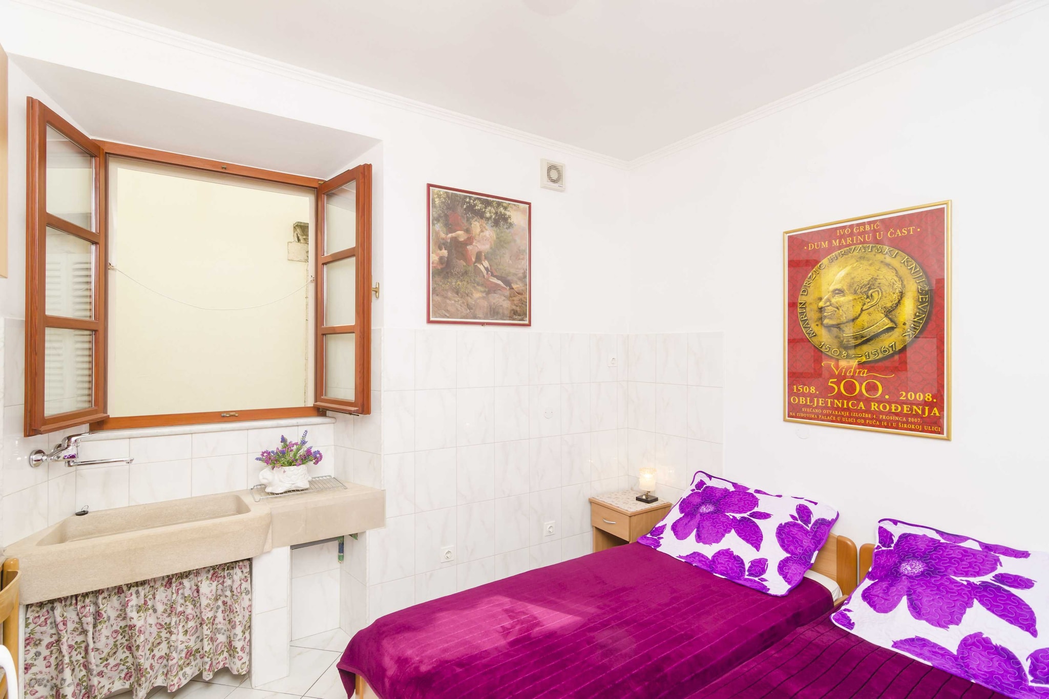 Rooms Lovrijenac -Twin or Double Room (2)-Slaapkamer