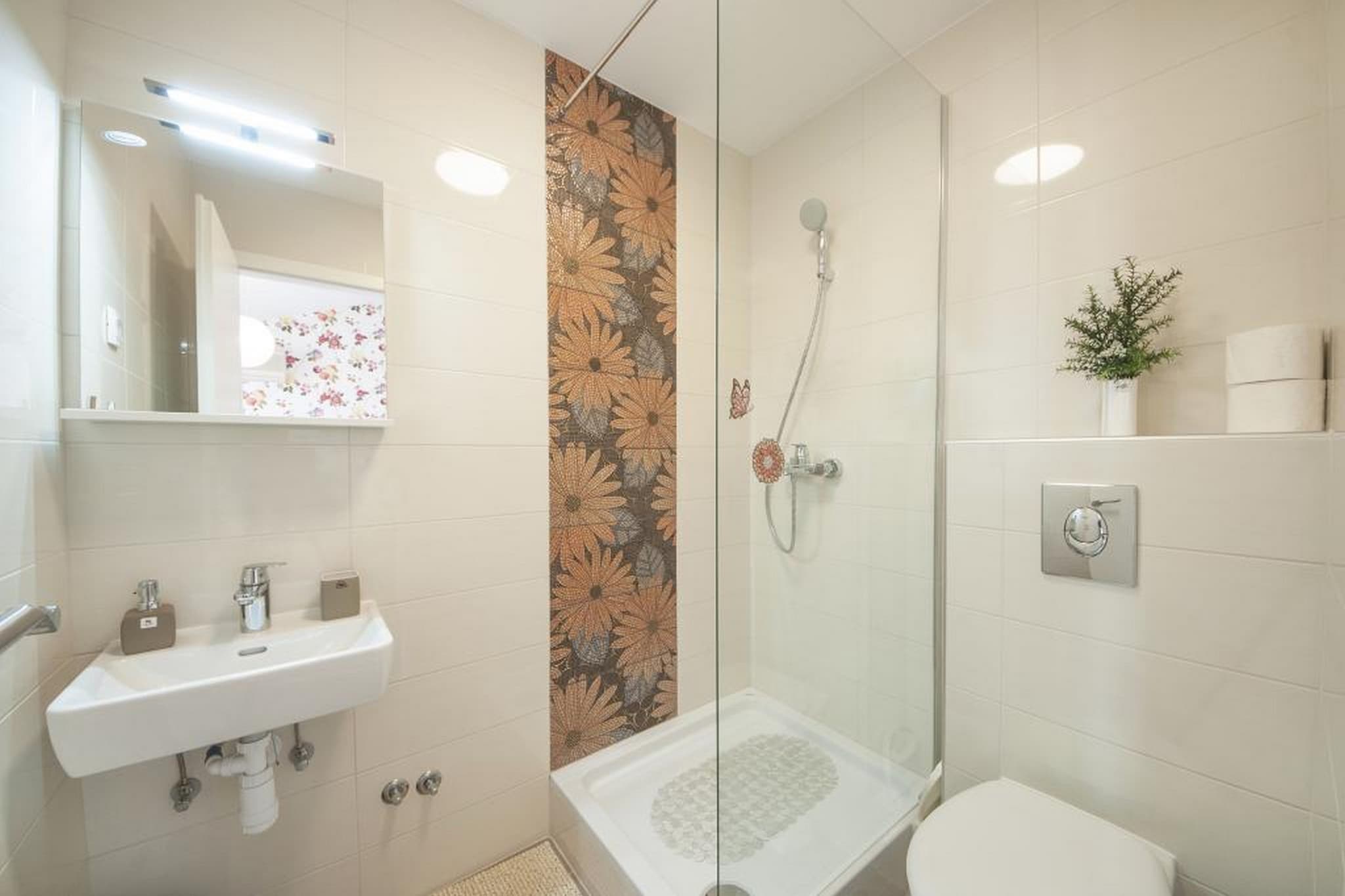 Apartments Villa Angela - Studio Apartment with Balcony and Sea View (Dajana)-Salle de bain