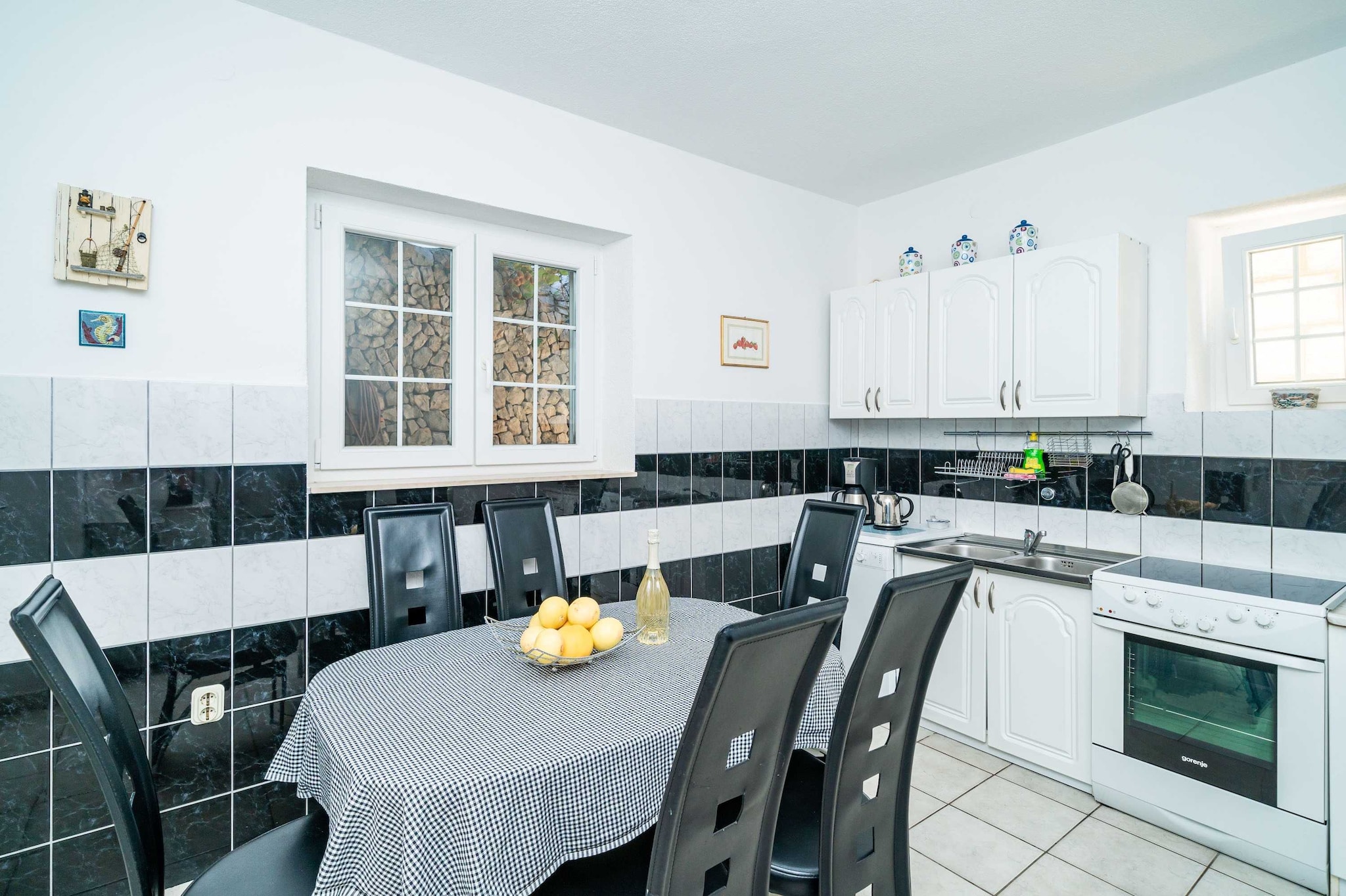Villa Vista Old Town - Four Bedroom House with Terrace and Sea View-Küche