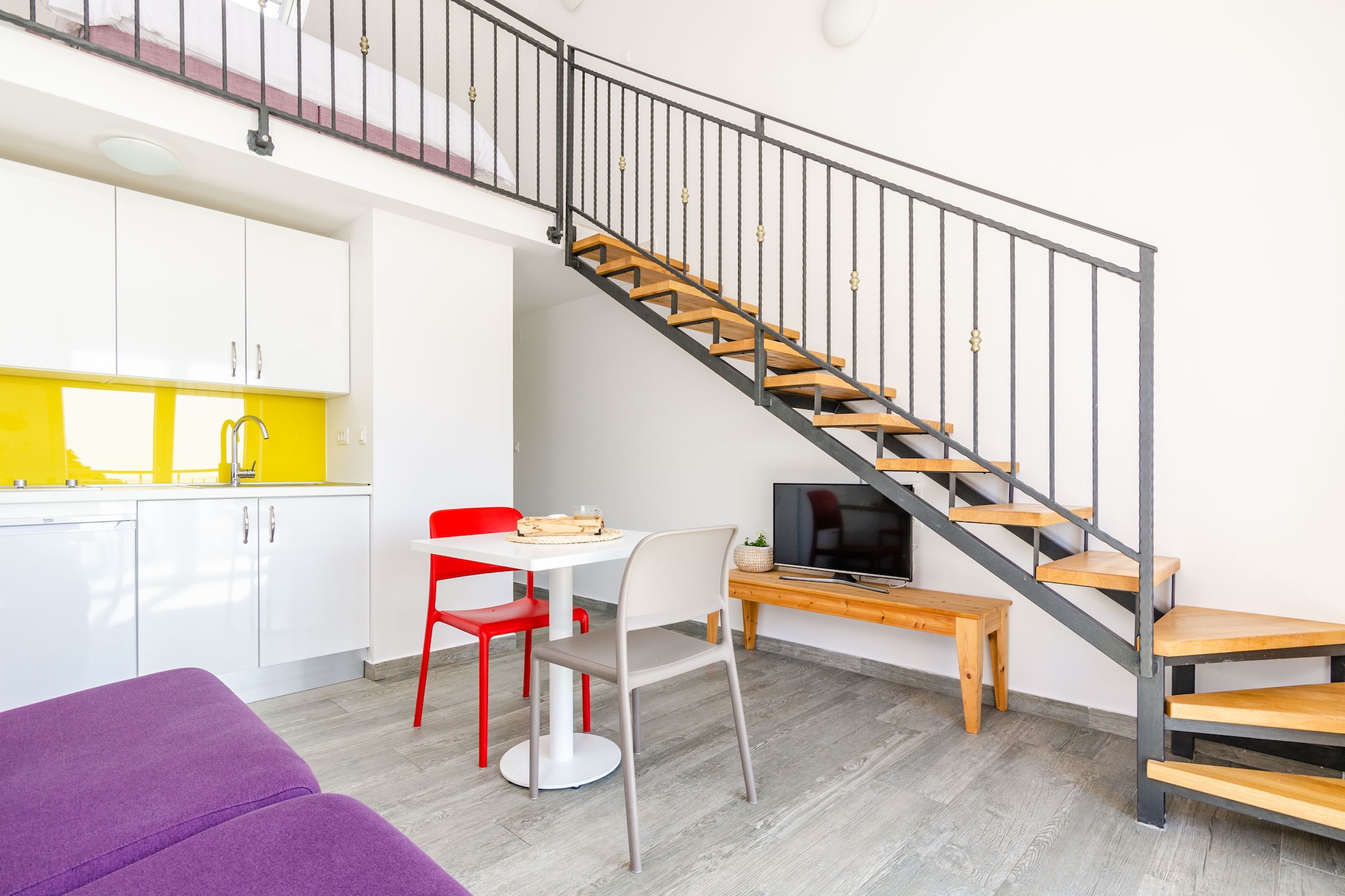 Apartments Villa Lukas - ''No.11'' Gallery Studio Apartment with Balcony and Sea View