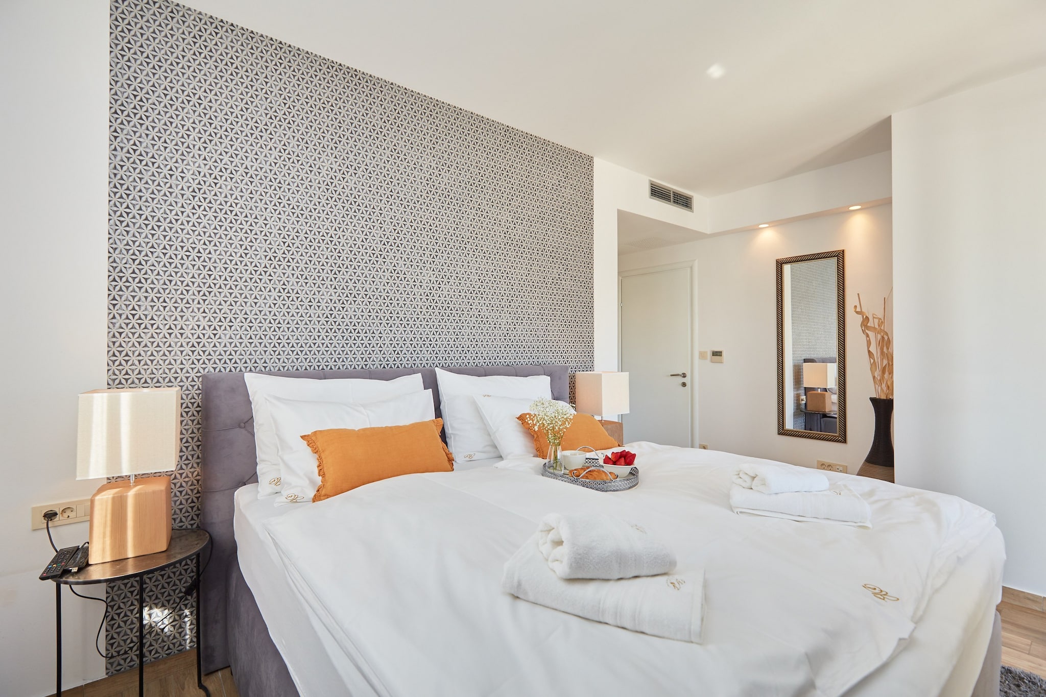 Dubrovnik Deluxe Blue Bayou - Luxury Two Bedroom Apartment with Sea view (Ex. Deluxe Lily)-Slaapkamer