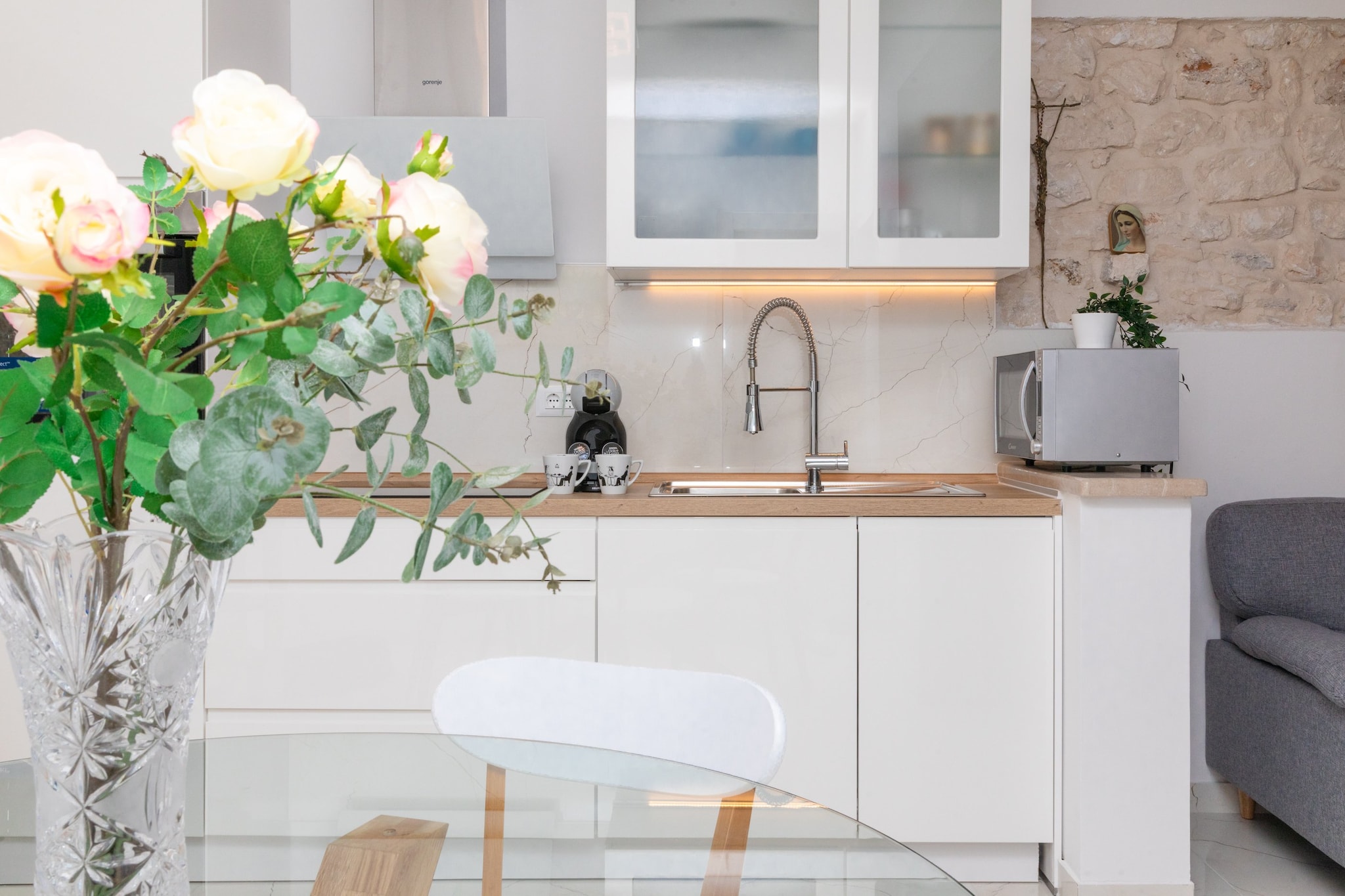 Apartments Tino- Two Bedroom Apartment with Terrace and Sea View(A2)-Indoor