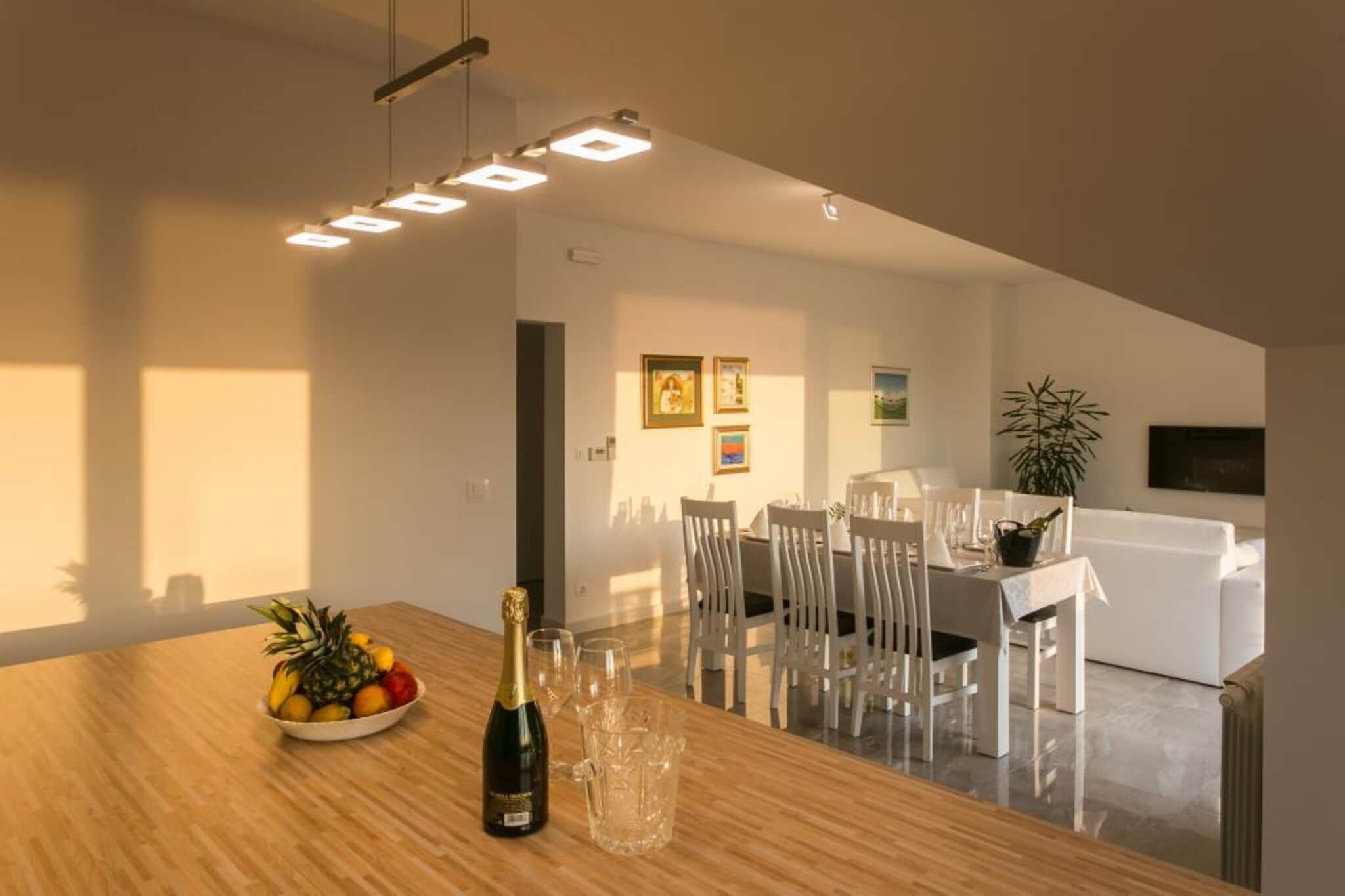 Apartments Villa Dubrovnik - Three Bedroom Apartment - Penthouse with Hot Tub-Keuken