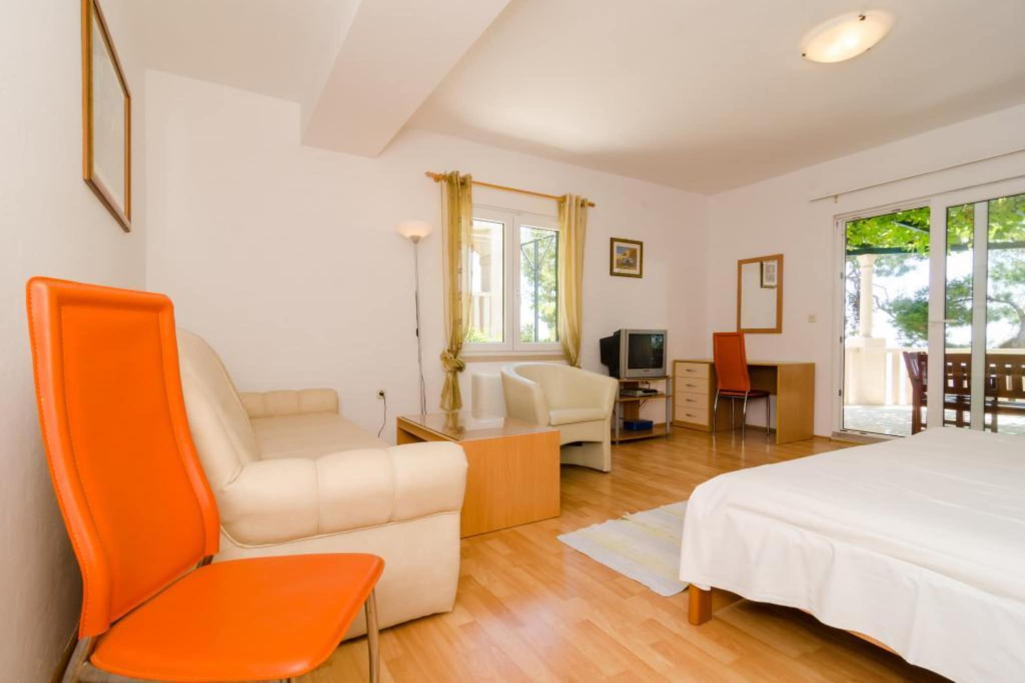 Apartments Plavac Mali- Comfort One Bedroom Apartment with Terrace and Sea View-Slaapkamer