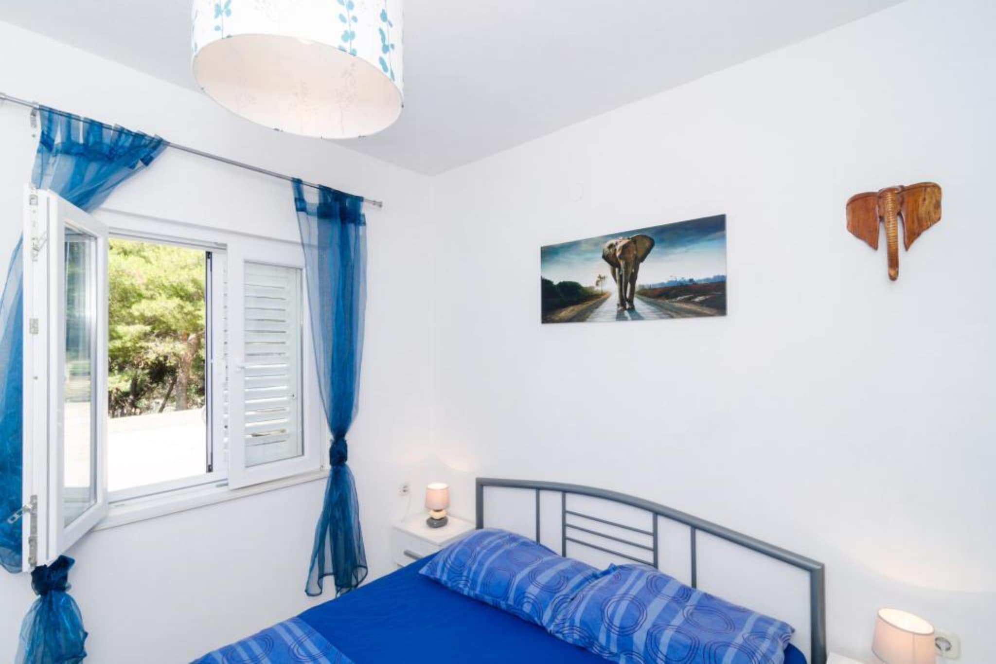 Apartments Ammos - Studio Apartment with Shared Terrace and Sea View-Slaapkamer
