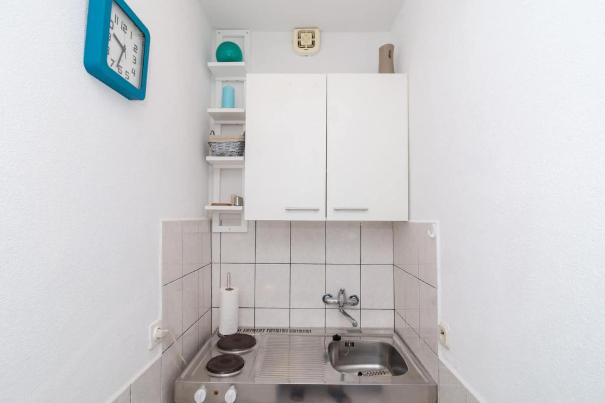 Apartments Ammos - Studio Apartment with Shared Terrace and Sea View-Keuken