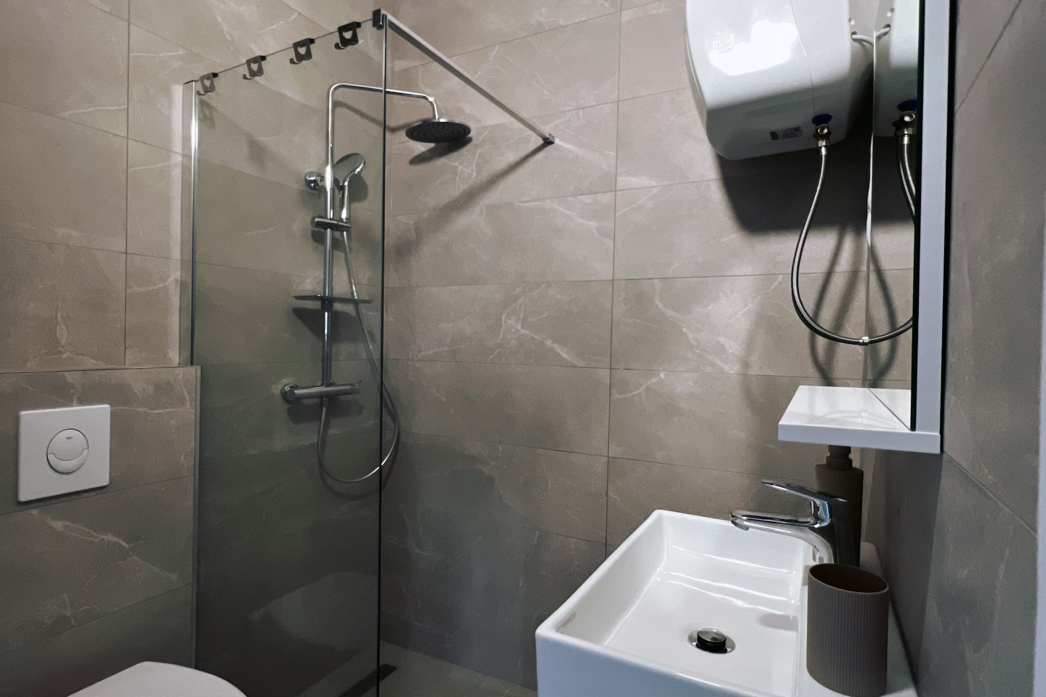 Apartments & Rooms Tapera- Comfort Double Room with Terrace and Partial Sea View 2-Bathroom