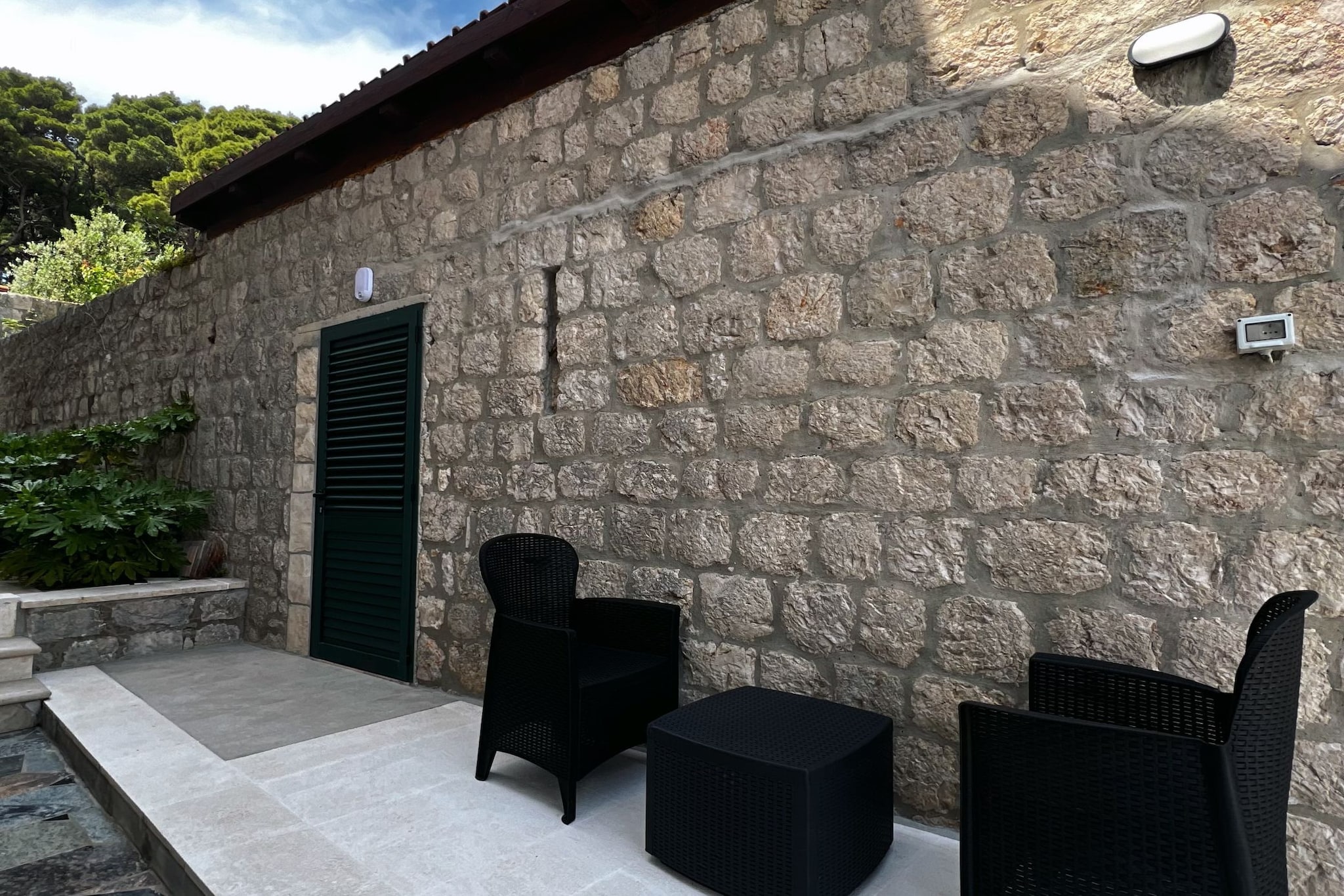 Apartments & Rooms Tapera- Comfort Double Room with Terrace and Partial Sea View 2-Outdoor