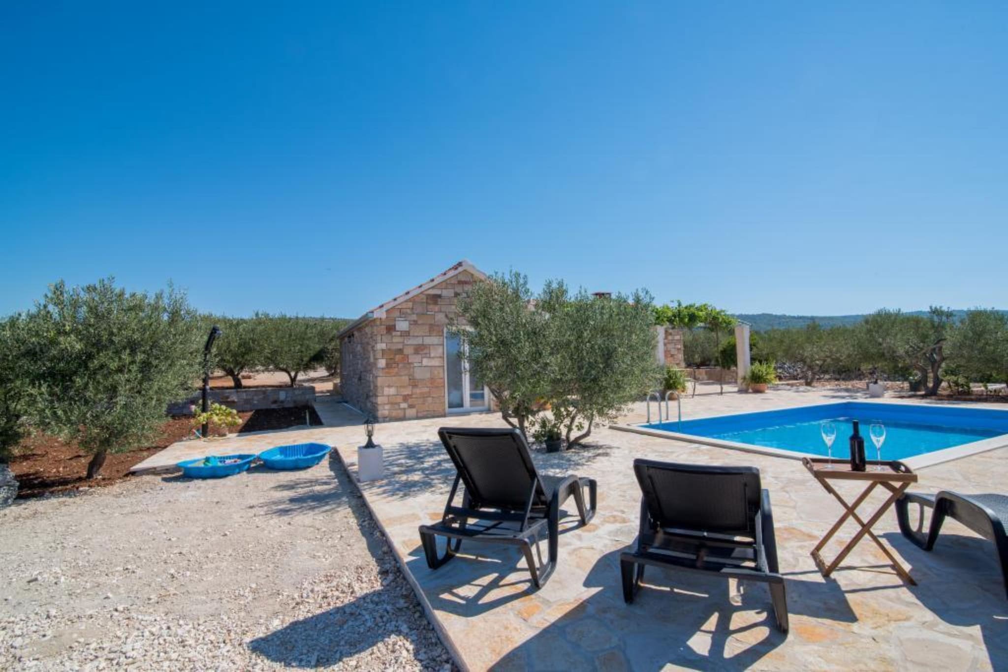 Holiday Home My Summer House - Two-Bedroom Holiday Home with Private Pool and Terrace - (ST)-Wellness