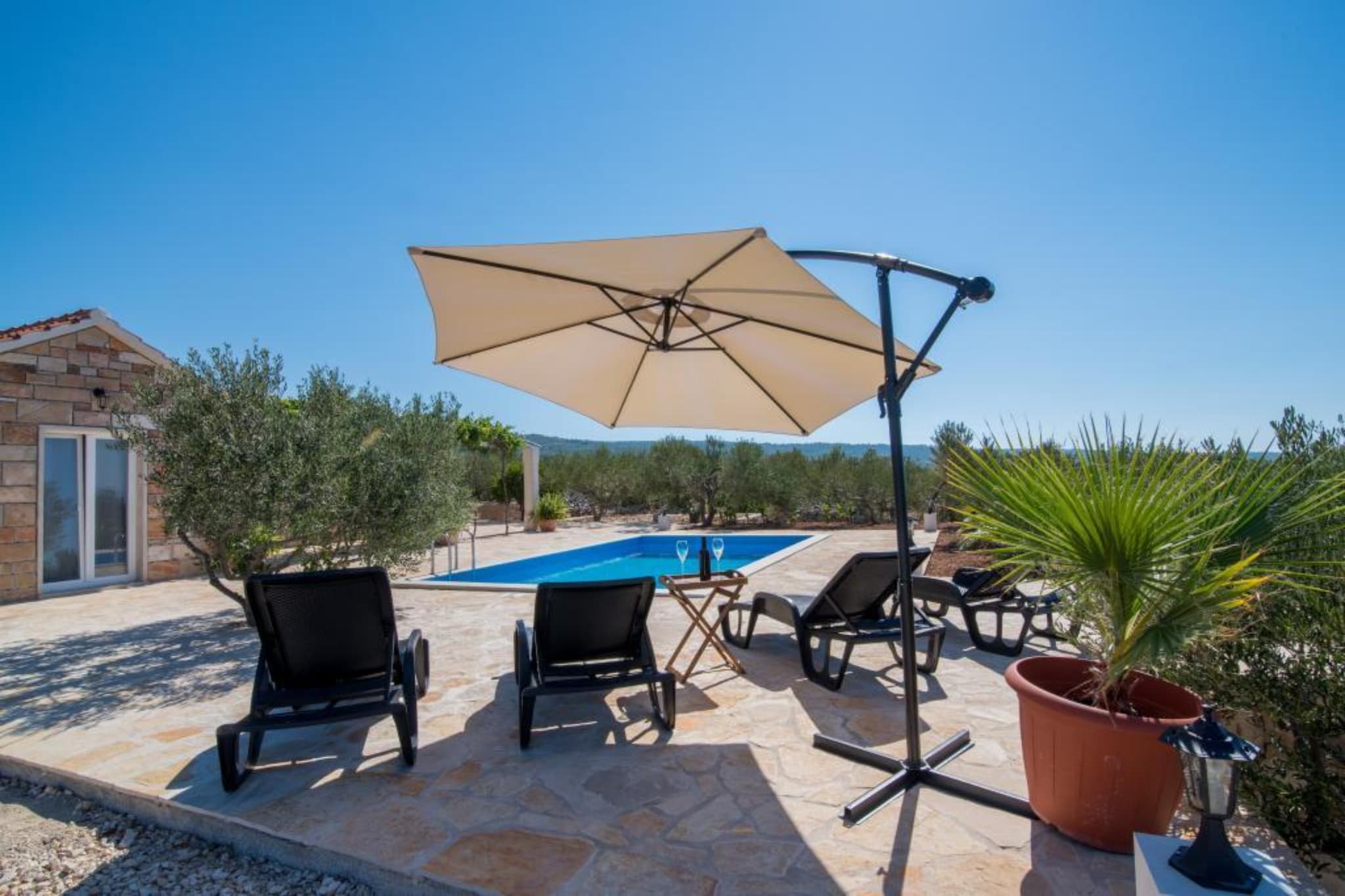 Holiday Home My Summer House - Two-Bedroom Holiday Home with Private Pool and Terrace - (ST)-Wellness