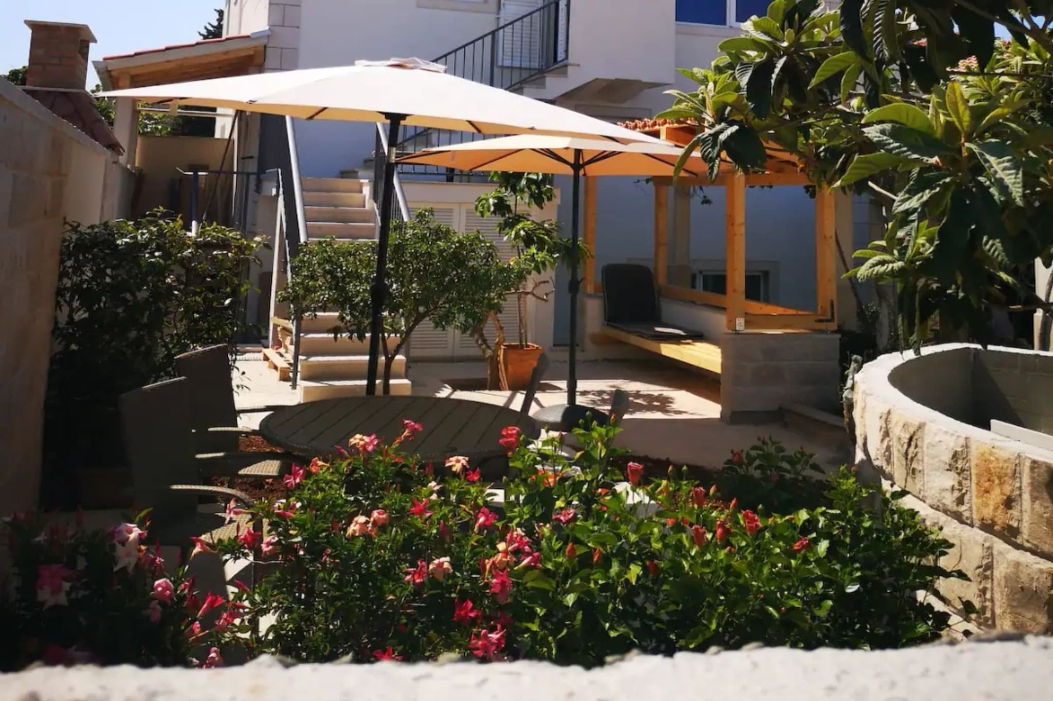 Apartments Natasa- One Bedroom Apartment with Terrace(A2) - (ST)-Jardins en été