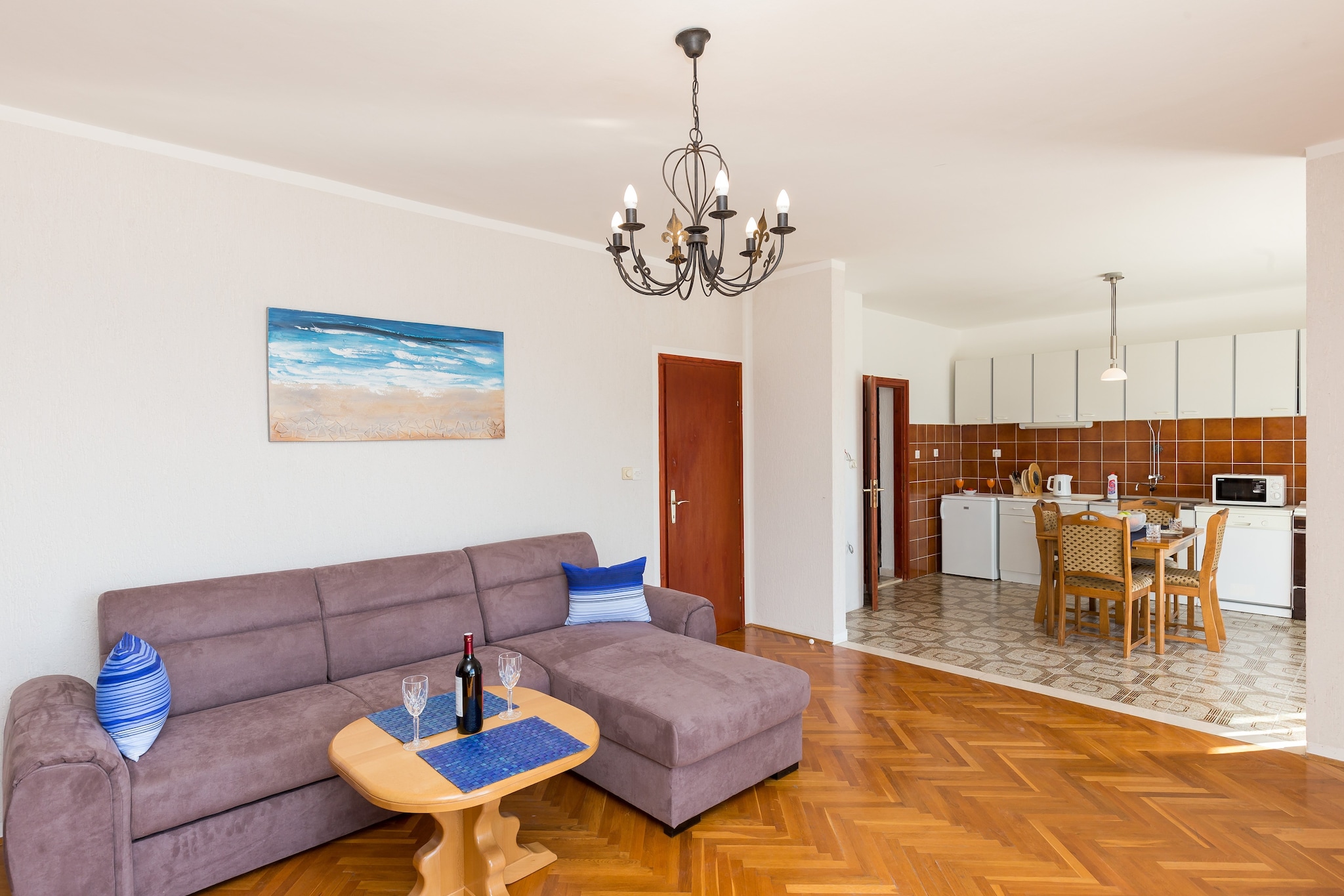 Apartments Villa Enzian - Standard Two Bedroom Apartment with Terrace and Sea View