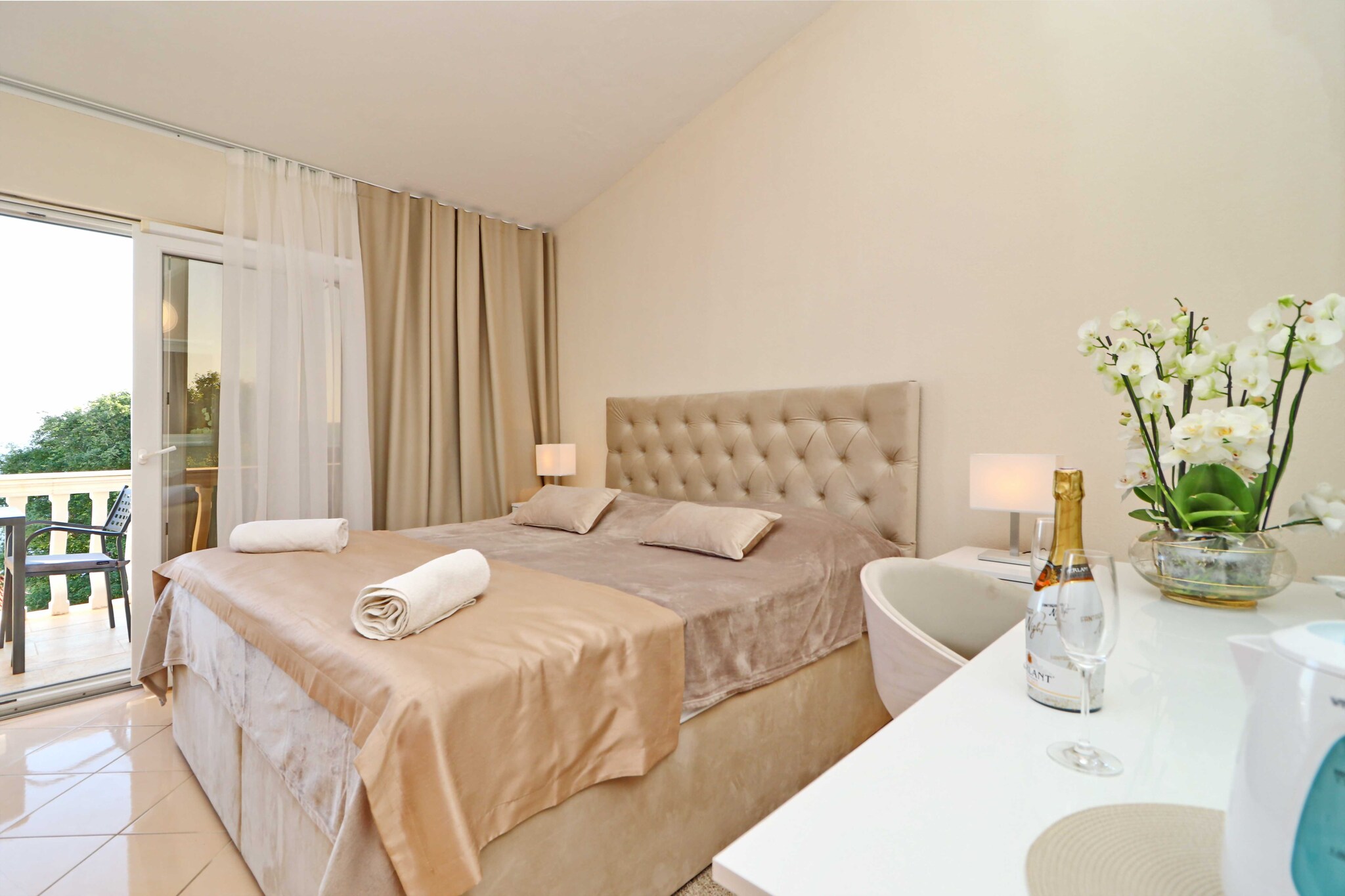 Hotel Pansion Villa Antonio - Two Bedroom Suite with Balcony and Sea View 25seaview-Slaapkamer