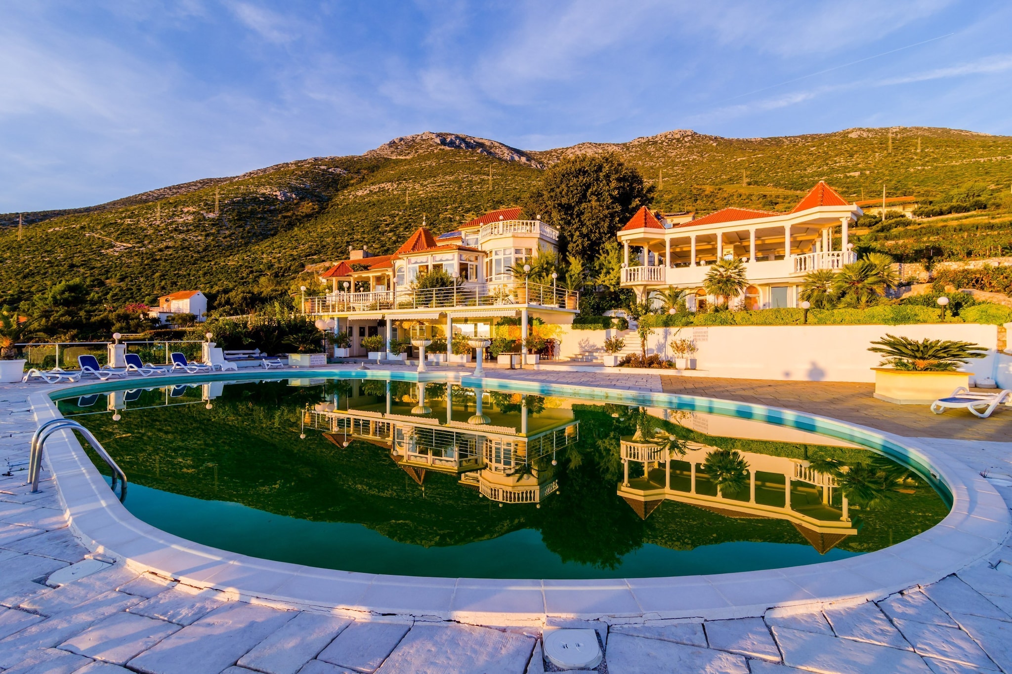 Hotel Pansion Villa Antonio - Two Bedroom Suite with Balcony and Sea View27seaview-Zwembad