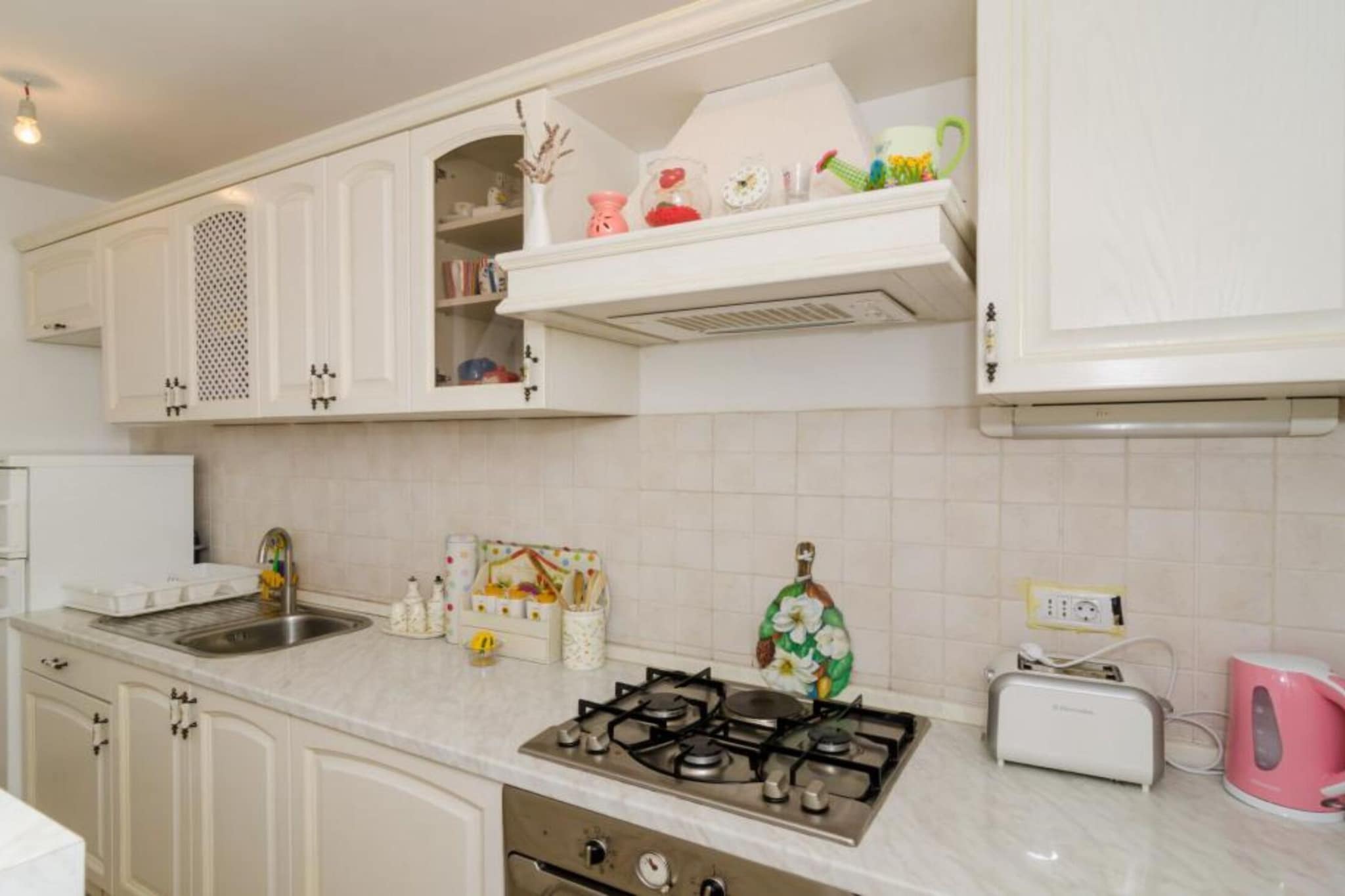 Ivo Guest House-Double Room with External Private Bathroom and Sea View (R2)-Küche