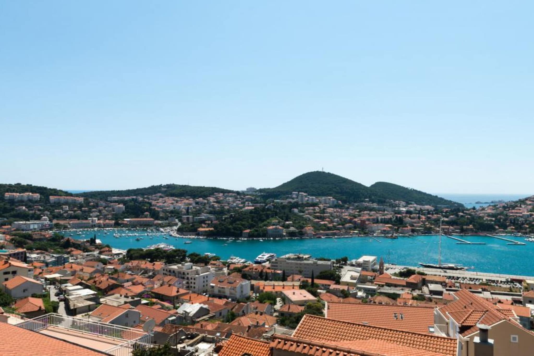 Ivo Guest House-Double Room with External Private Bathroom and Sea View (R2)-Aussicht Sommer