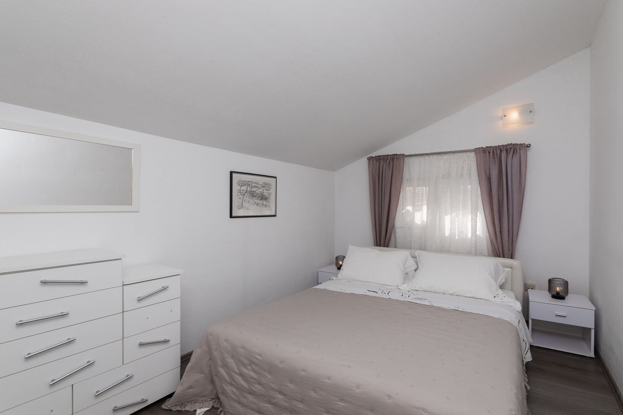 Apartments Roda - Comfort One Bedroom Apartment with Terrace (Kate) - (ST) - Slaapkamer