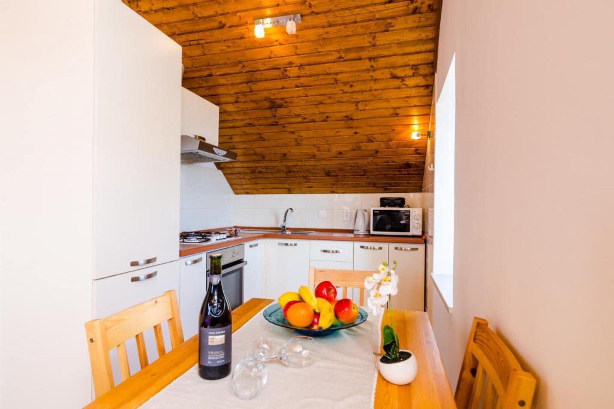 Apartment Tonka's Terrace - Studio Apartment with Terrace and Sea View-Keuken