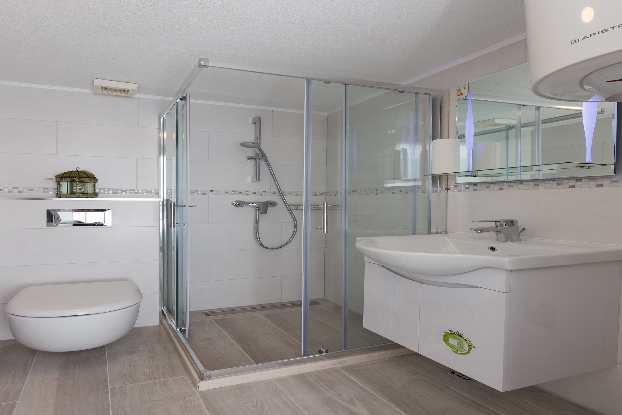 Apartments Pomet - Premium Duplex Studio with City View (Puhiera)-Badkamer