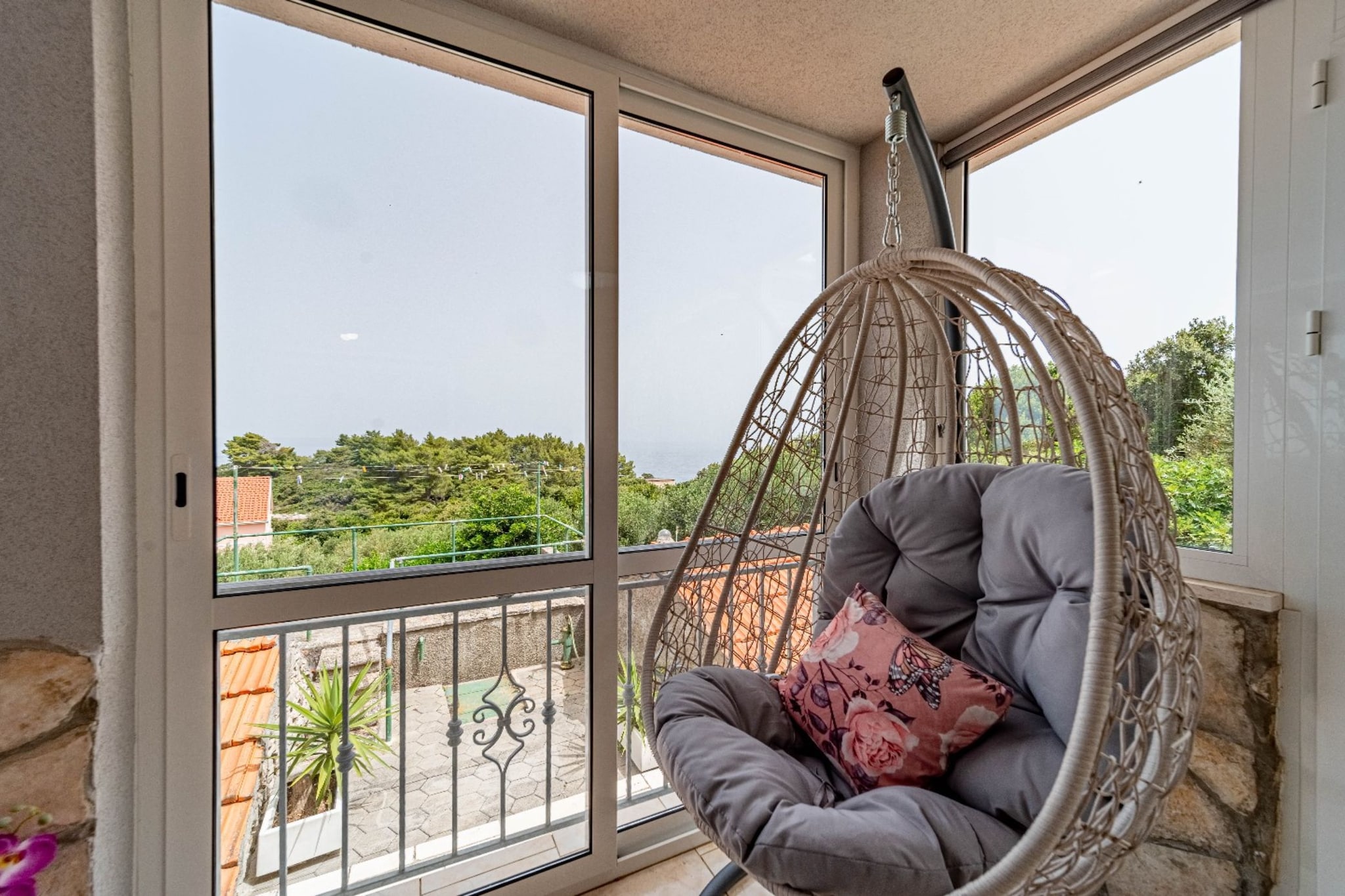 Stone House Blaca - Two Bedroom Stone House with Terrace and Sea View-Terrasbalkon