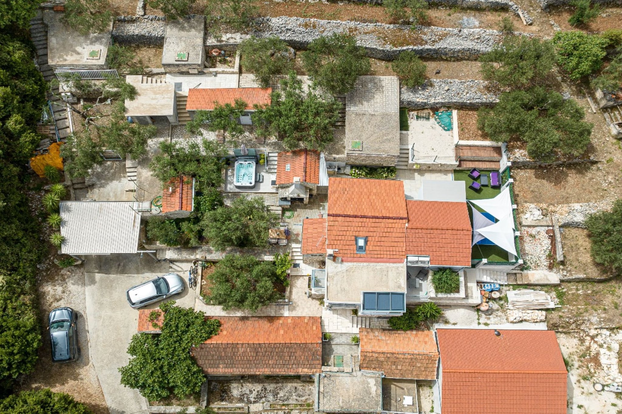 Stone House Blaca - Two Bedroom Stone House with Terrace and Sea View-Uitzicht
