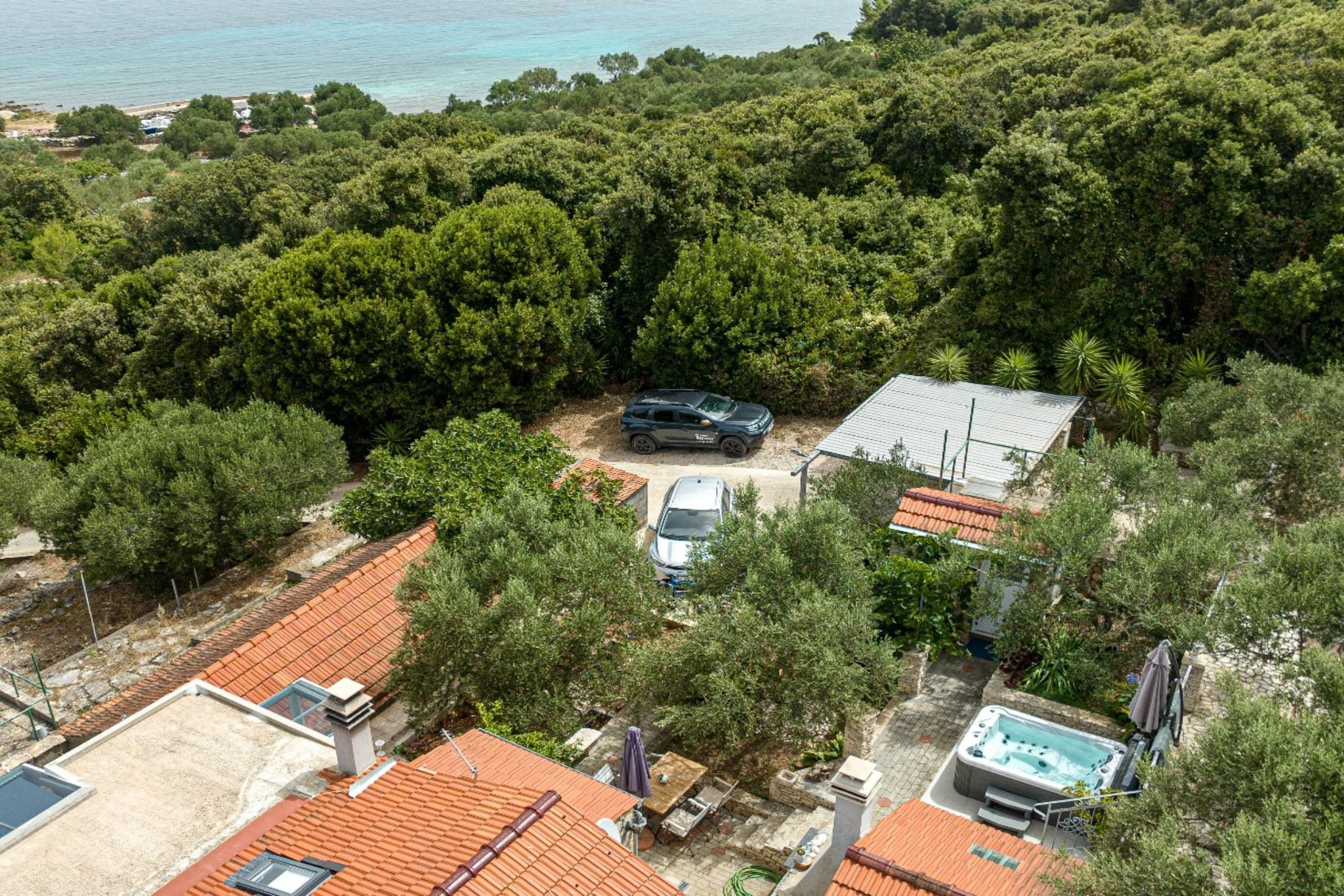 Stone House Blaca - Two Bedroom Stone House with Terrace and Sea View-Uitzicht