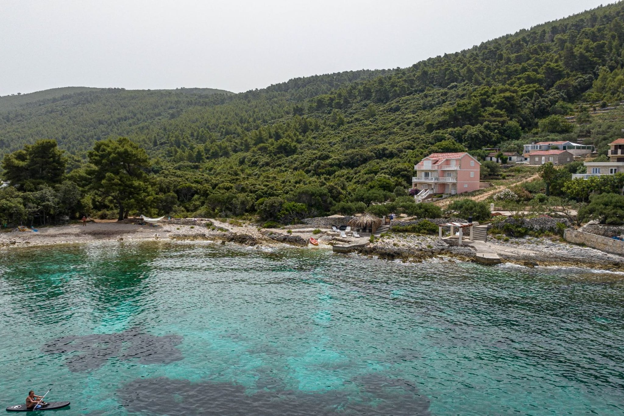 Stone House Blaca - Two Bedroom Stone House with Terrace and Sea View-Uitzicht