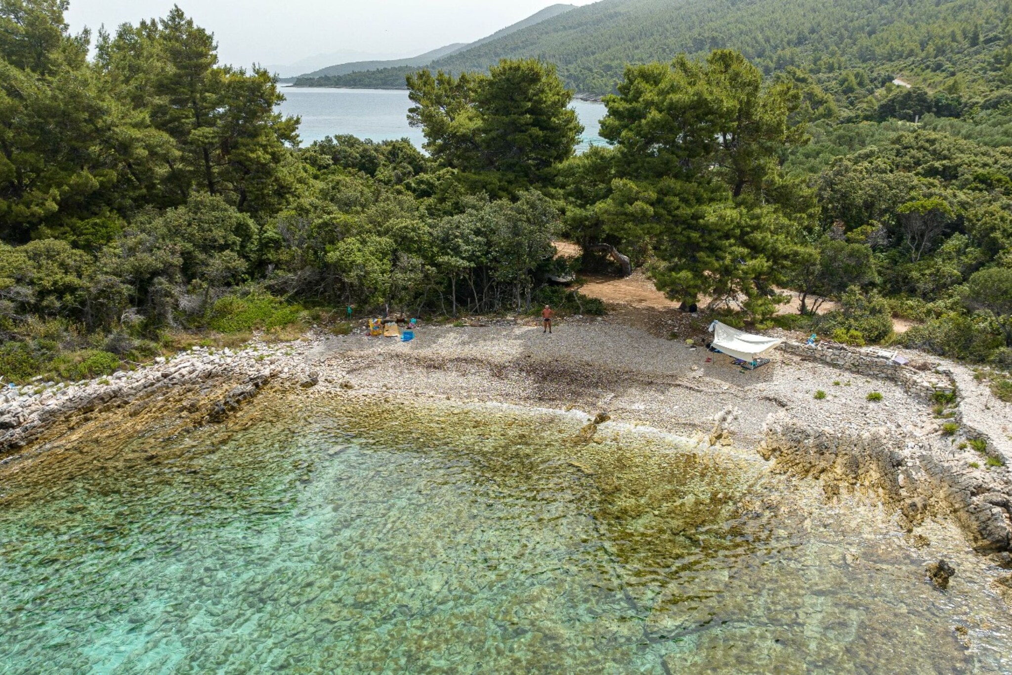 Stone House Blaca - Two Bedroom Stone House with Terrace and Sea View-Uitzicht