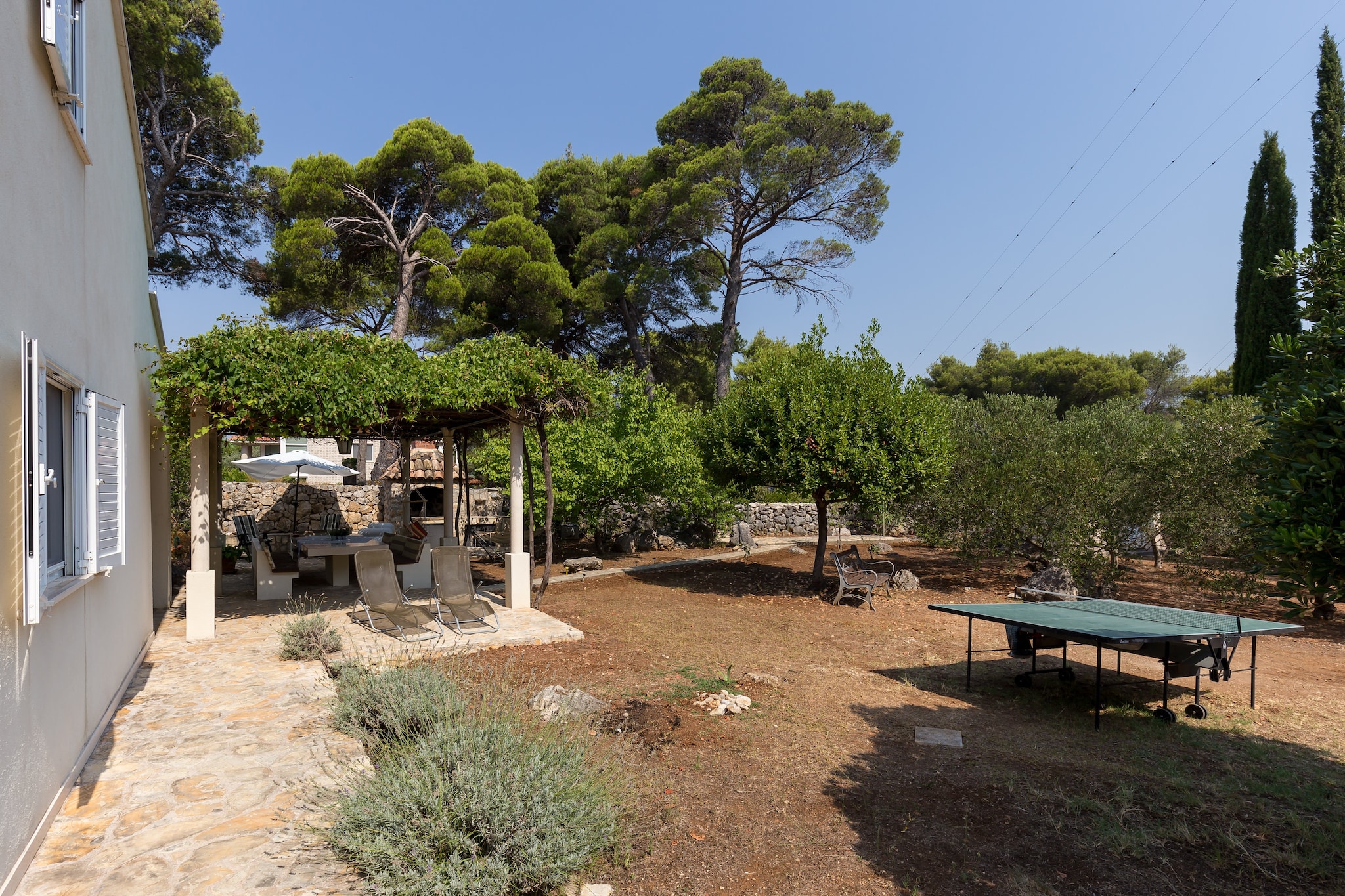 Holiday Home Jekavac -Three Bedroom Apartment with Terrace and Sea View-Terras